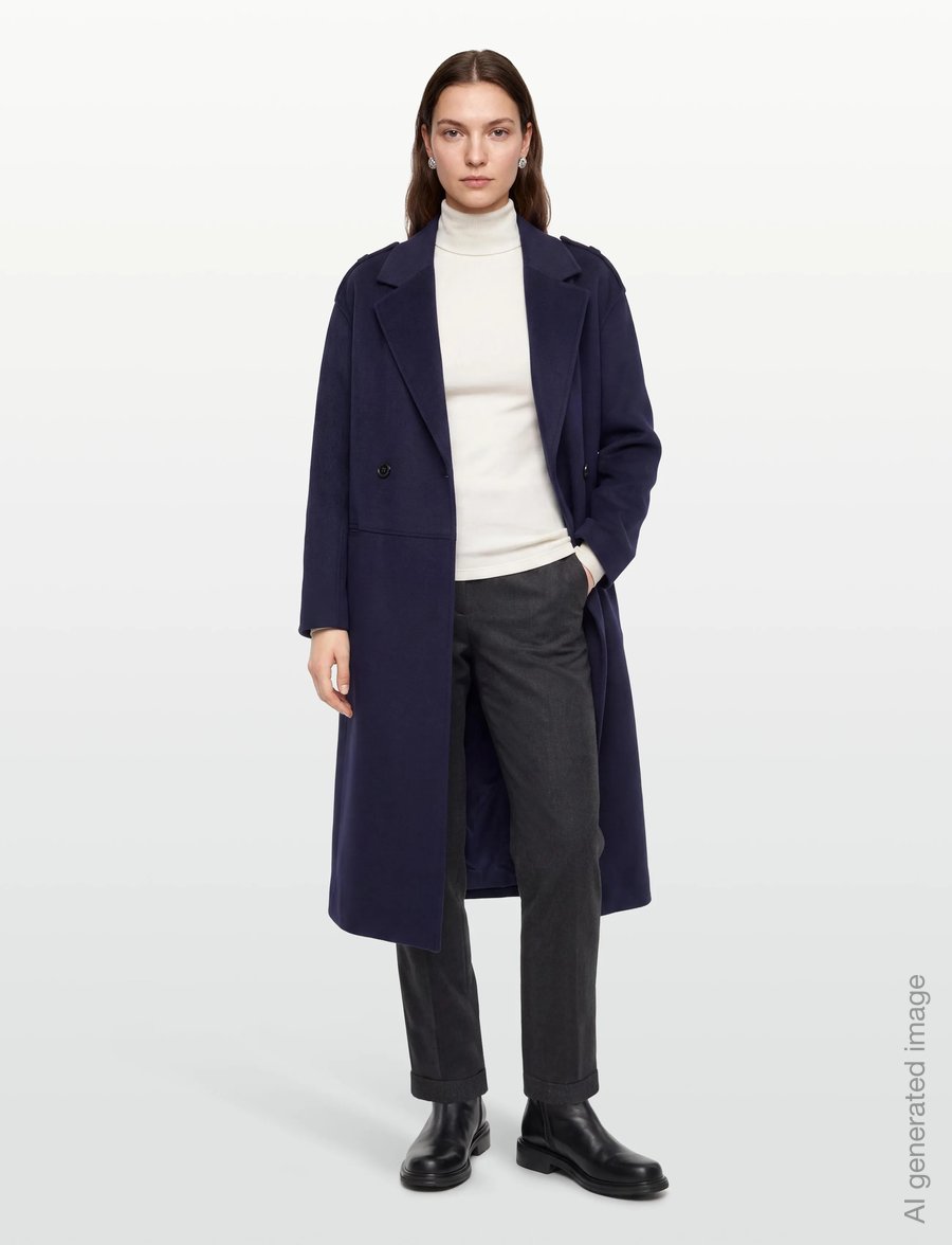 HUGO - Meluma-1_DF - trench coats - navy - 0