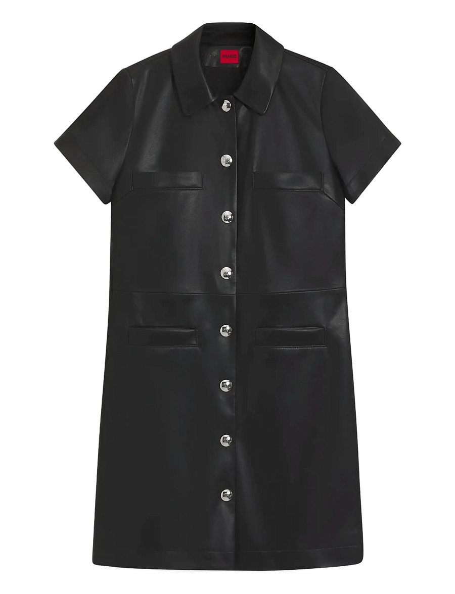 HUGO - Kalindana-1 - short dresses - black - 0