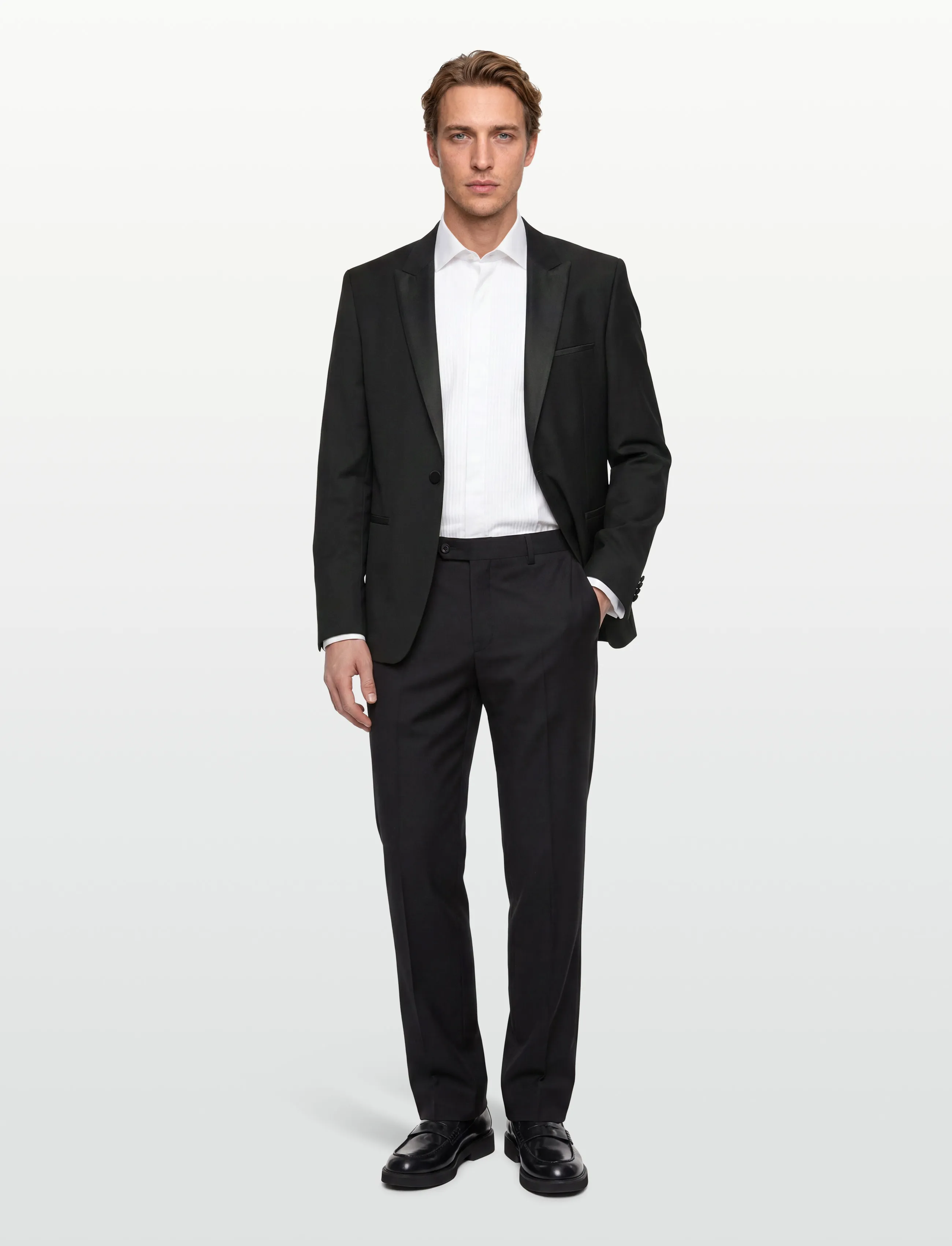 HUGO Arti252E2X, 48, Designer, Schwarz - Tuxedos, Männerswear