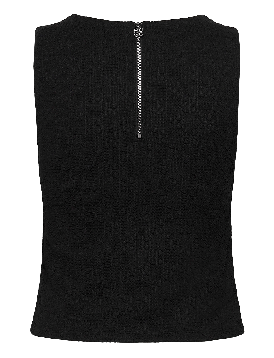 HUGO - Daironi - varrukateta topid - black - 1