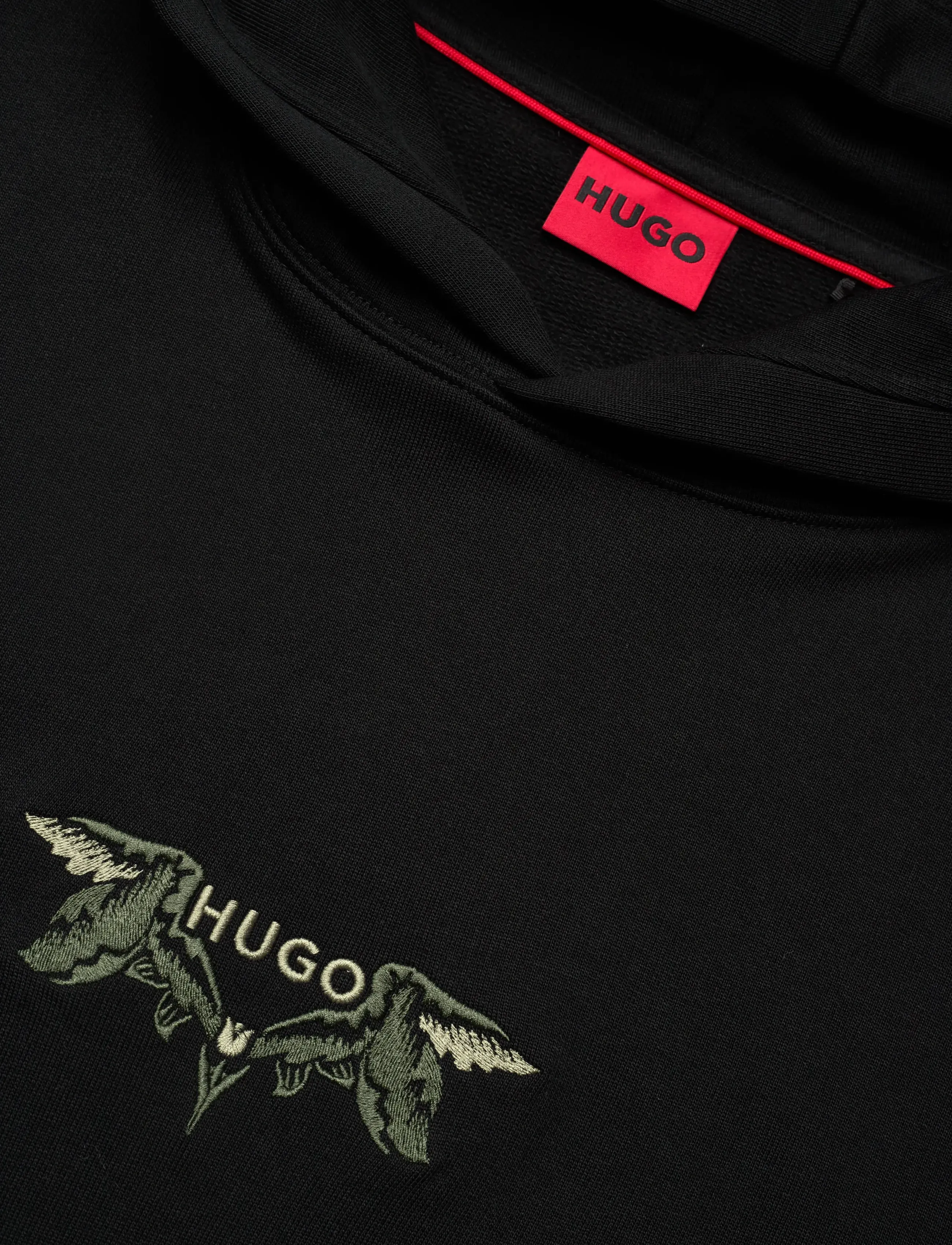 HUGO - Dimstone - kapuutsiga dressipluusid - black - 2