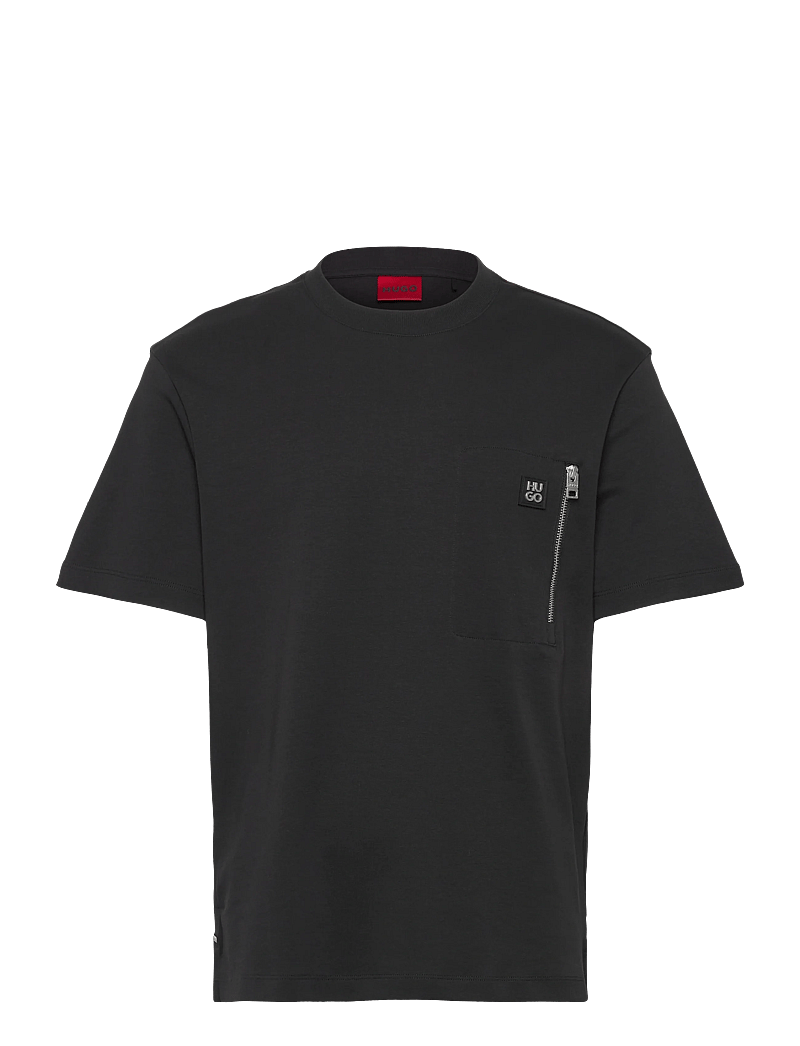 HUGO - Dargentee - langærmede t-shirts - black - 0