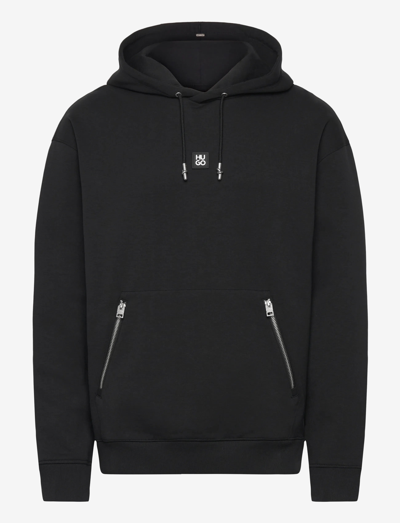 HUGO - Dargenhood - hoodies - black - 0