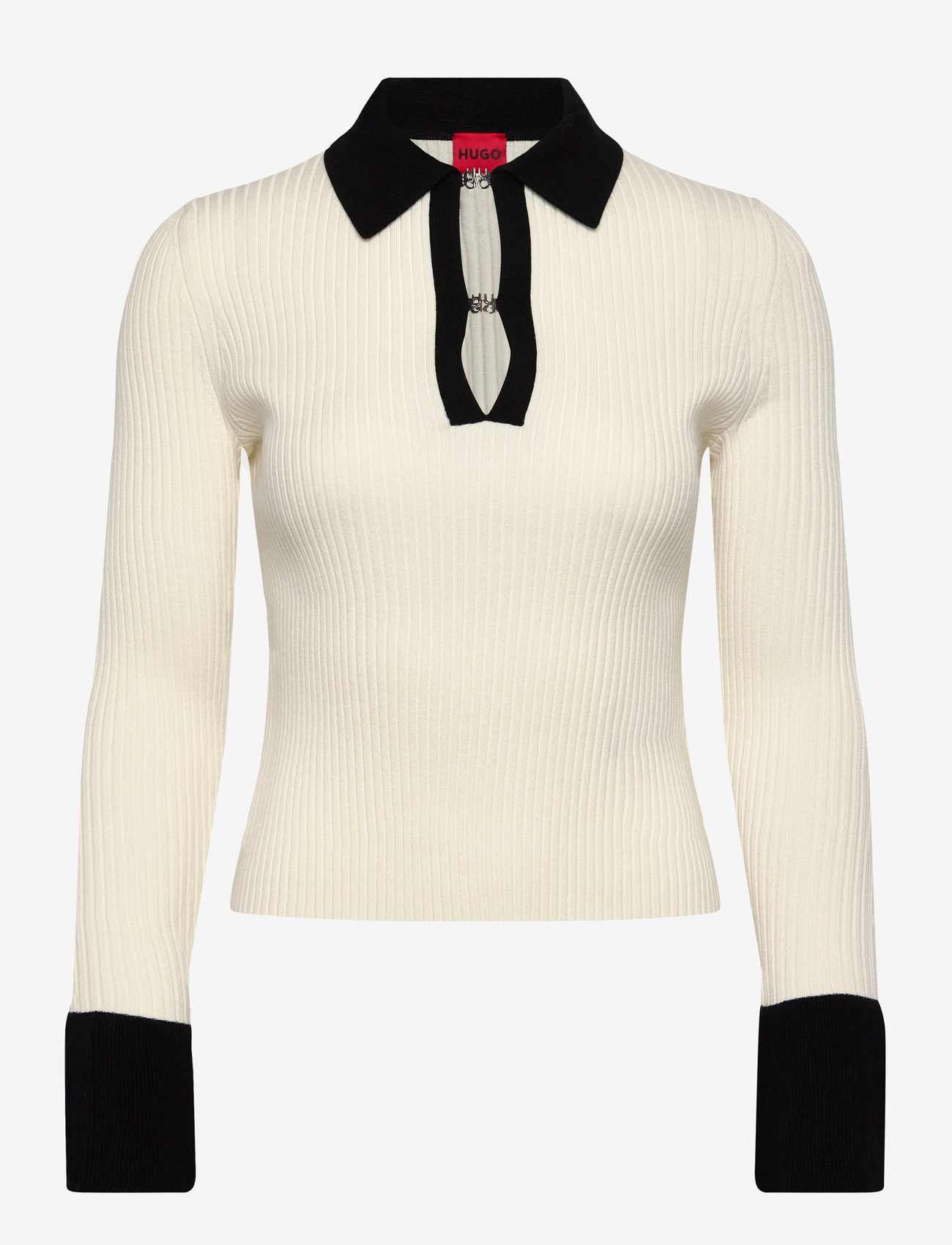 HUGO - Sharro - stickade tröjor - open white - 0