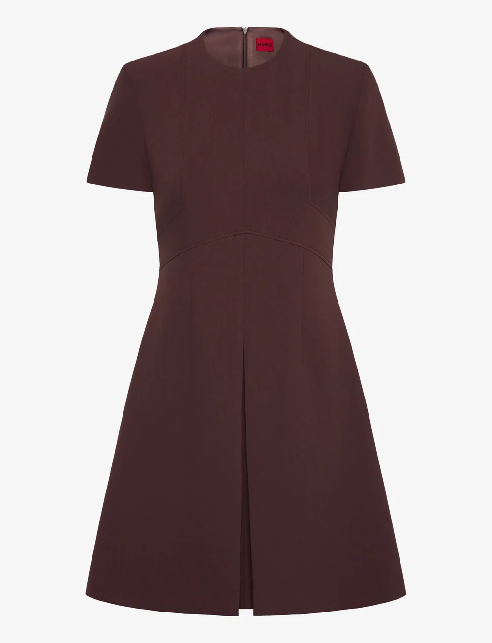 HUGO - Kilame - midi kjoler - dark brown - 0