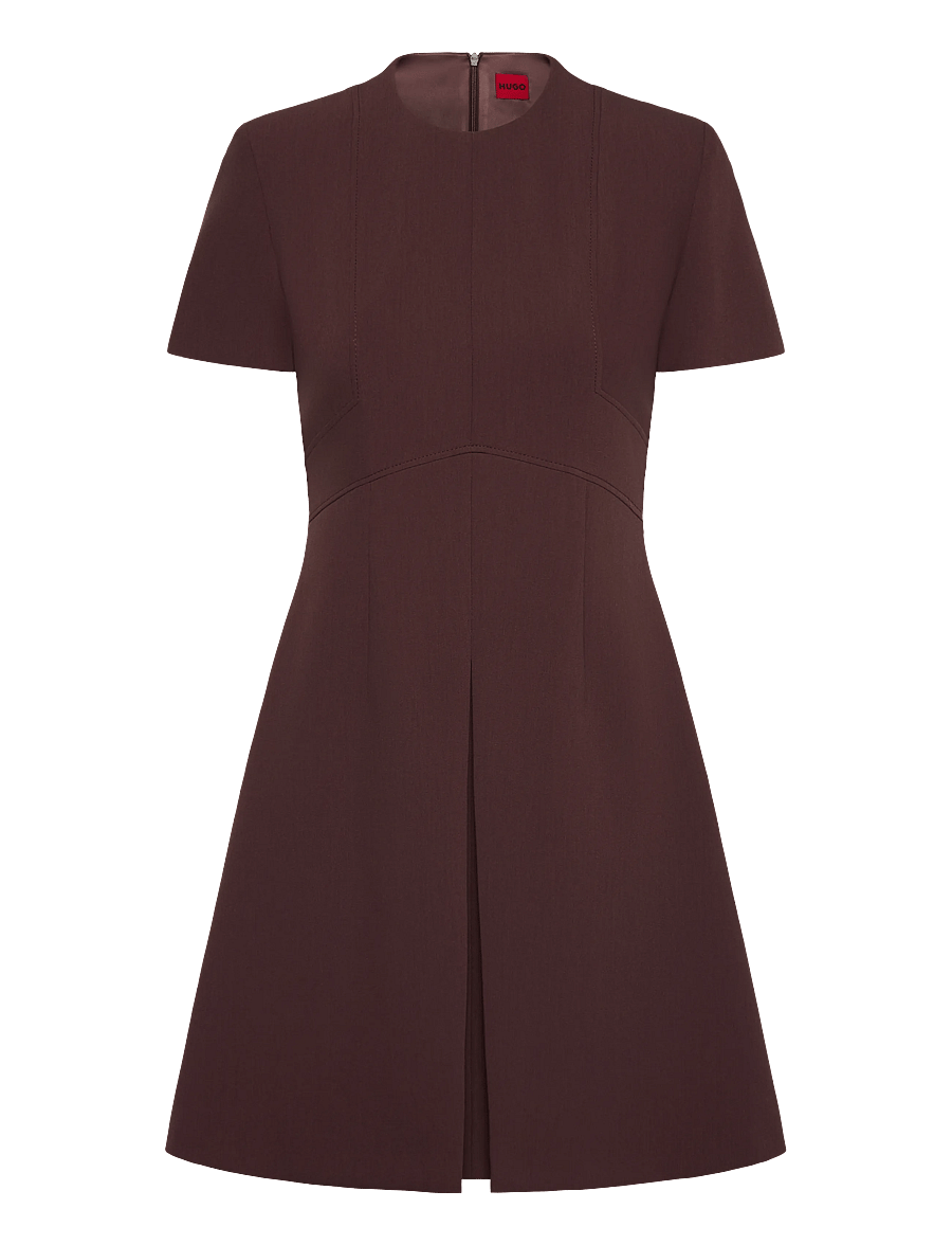 HUGO - Kilame - midikleider - dark brown - 0