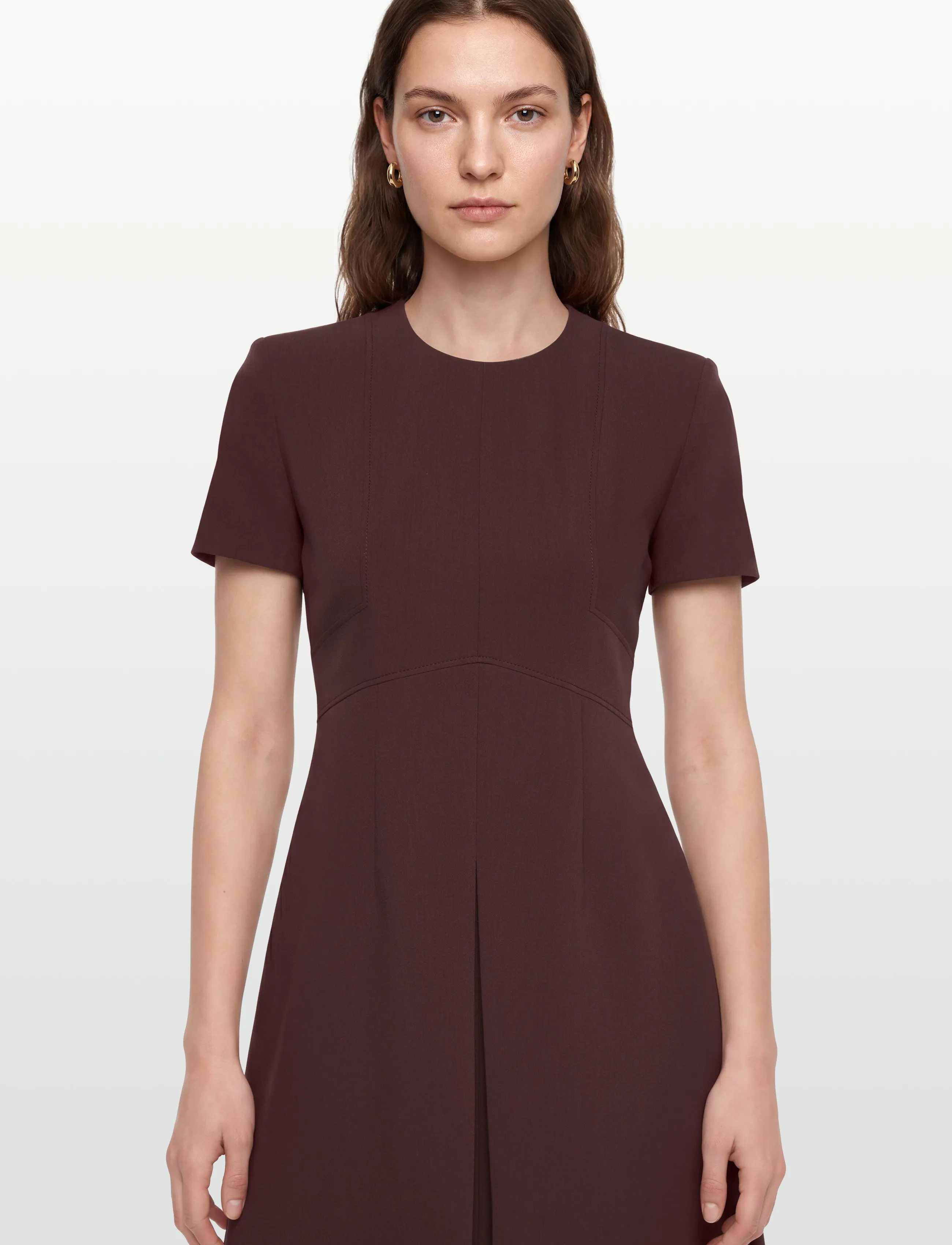 HUGO - Kilame - midi kjoler - dark brown - 3
