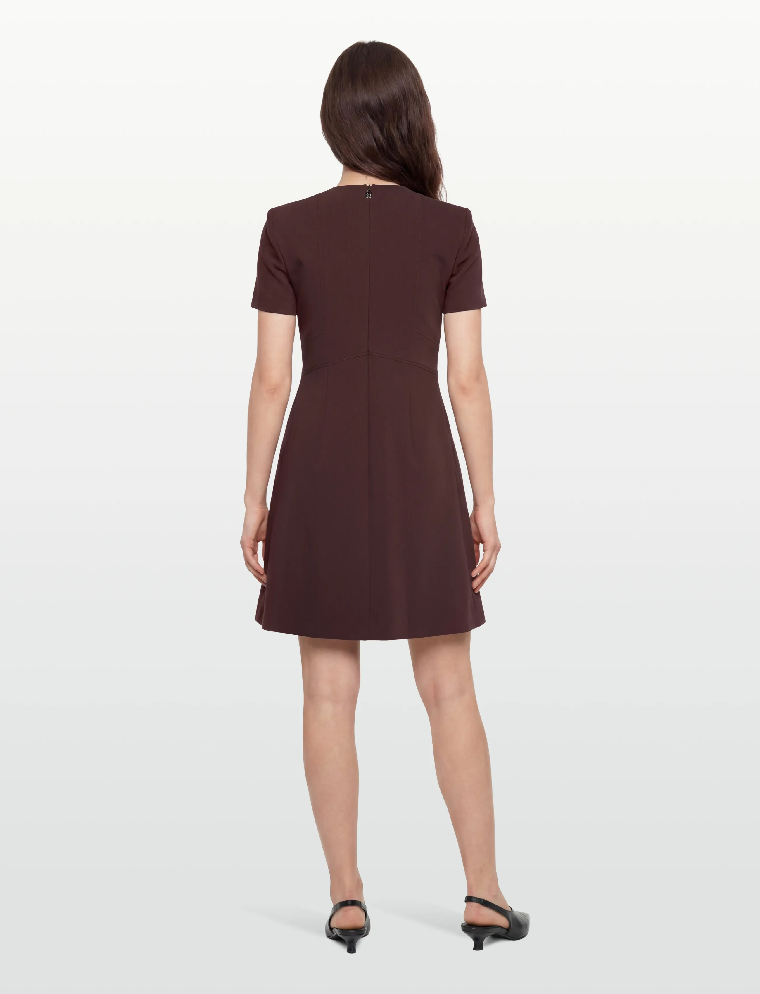 HUGO - Kilame - midi kjoler - dark brown - 4