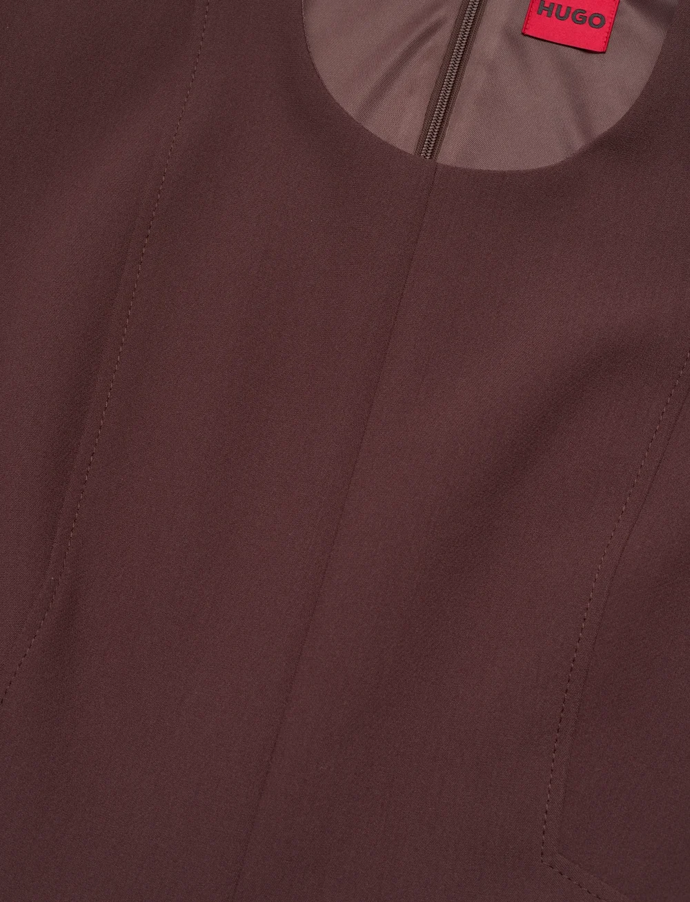 HUGO - Kilame - midi kjoler - dark brown - 2