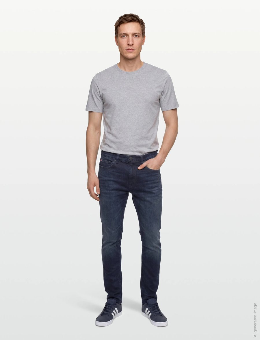 HUGO - HUGO 734 - slim fit jeans - medium blue - 0
