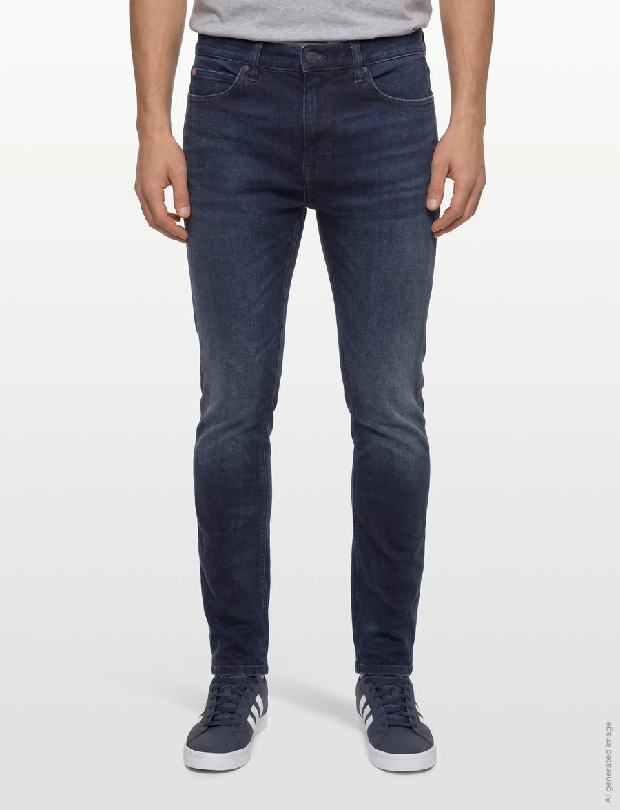 HUGO - HUGO 734 - slim fit jeans - medium blue - 3