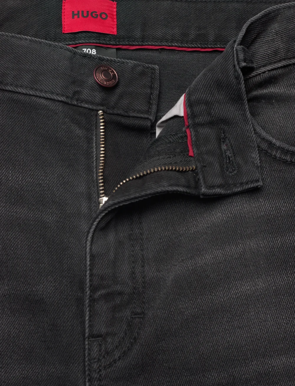 HUGO - HUGO 708 - tavalised teksad - medium grey - 3