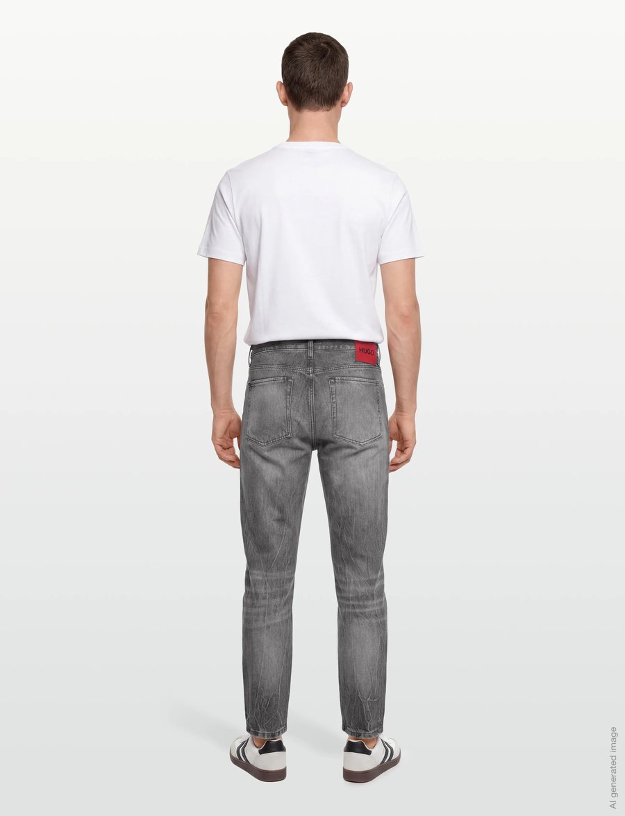 HUGO - HUGO 634 - slim-fit jeans - dark grey - 4