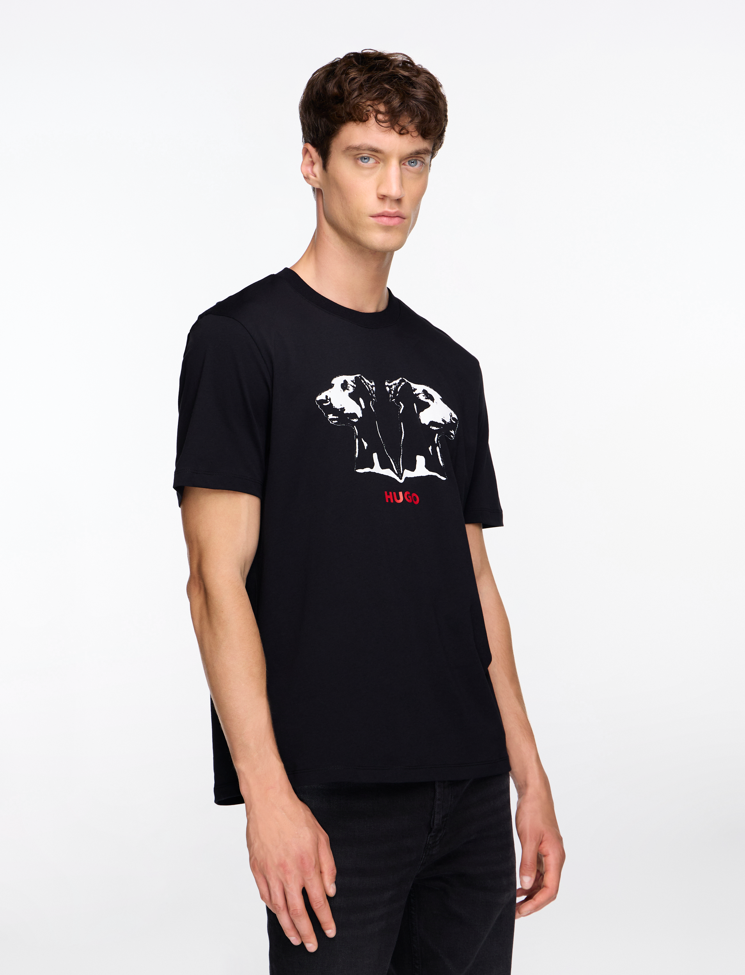 Hugo Dobero t-shirts med tryck herr – bild 5
