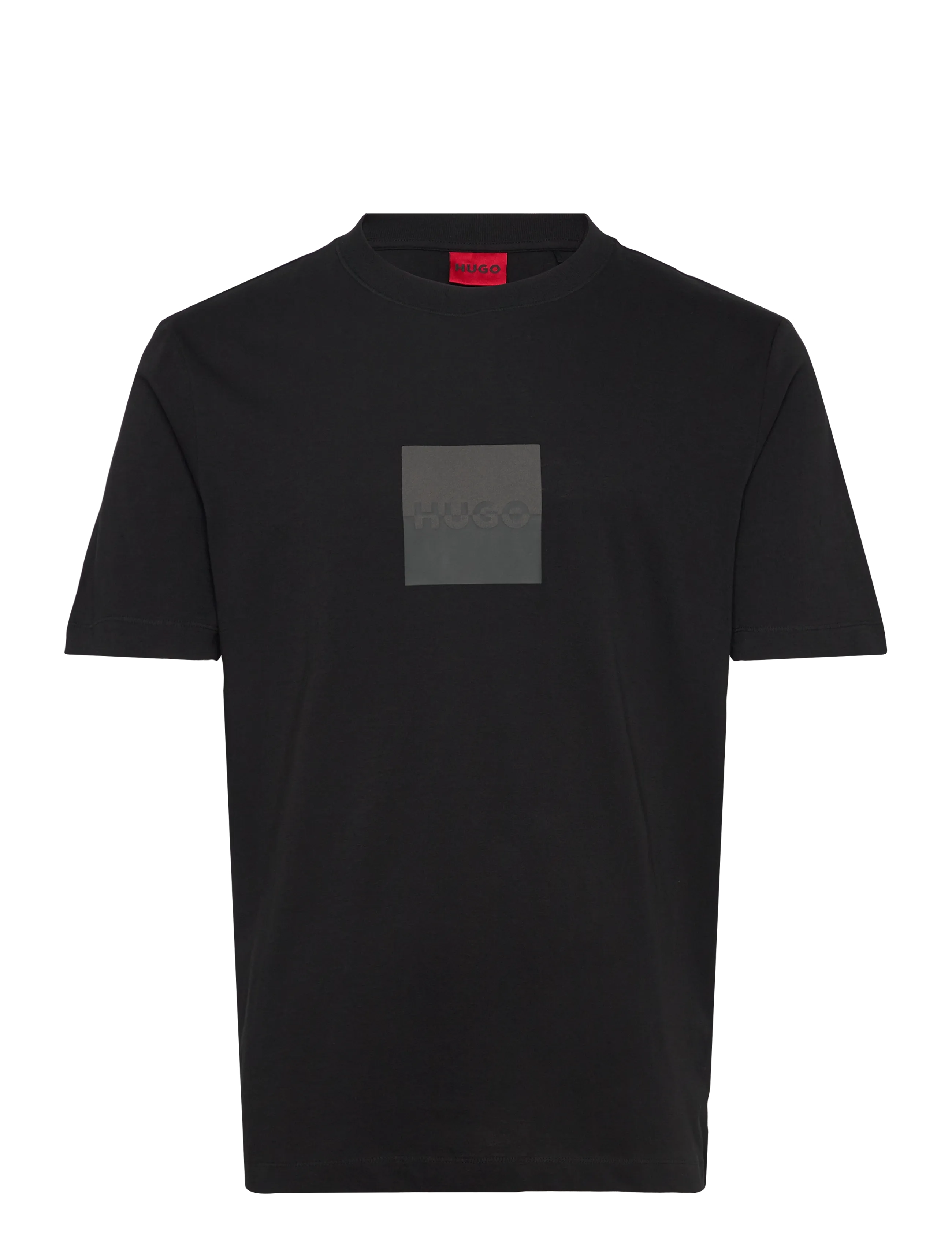 HUGO Dusplit, Mænd, Logo T-shirt, Sort, Str: M