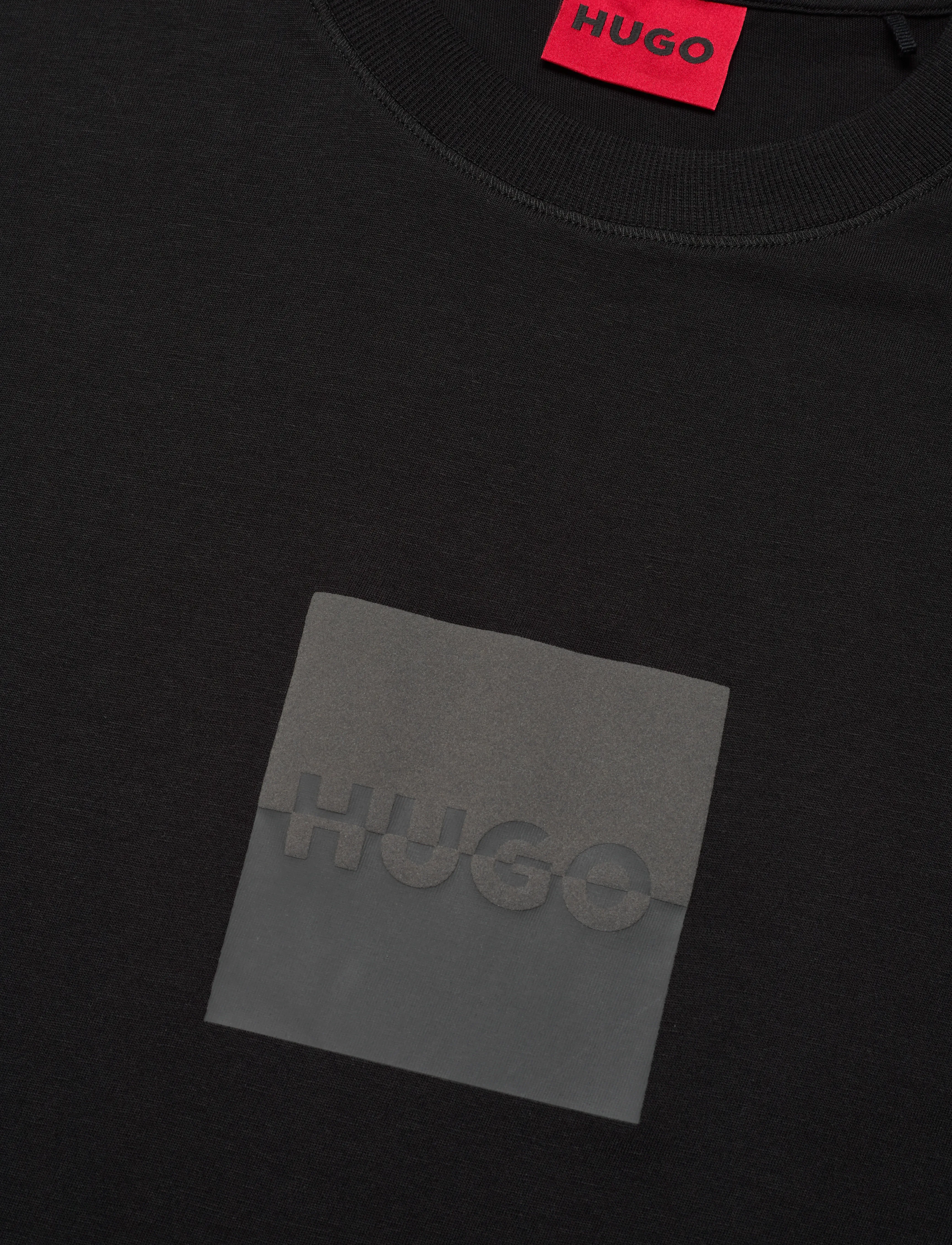 HUGO - Dusplit - kortärmade t-shirts - black - 2