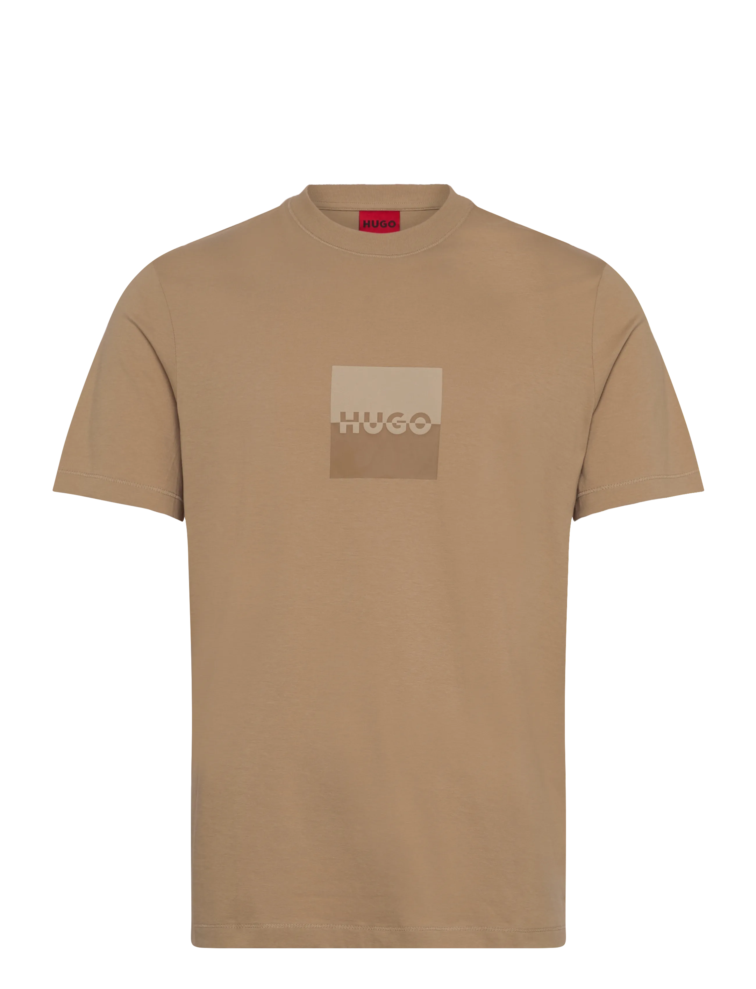 HUGO Dusplit - T-shirts - MEDIUM BEIGE / beige