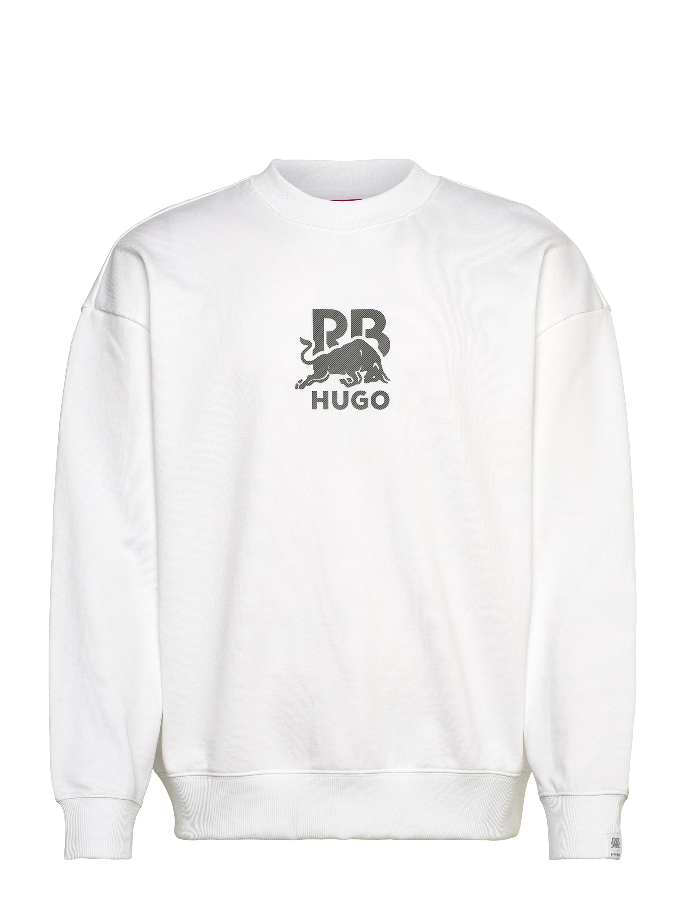 HUGO Dahrain_RB - Sweatshirts - WHITE / white