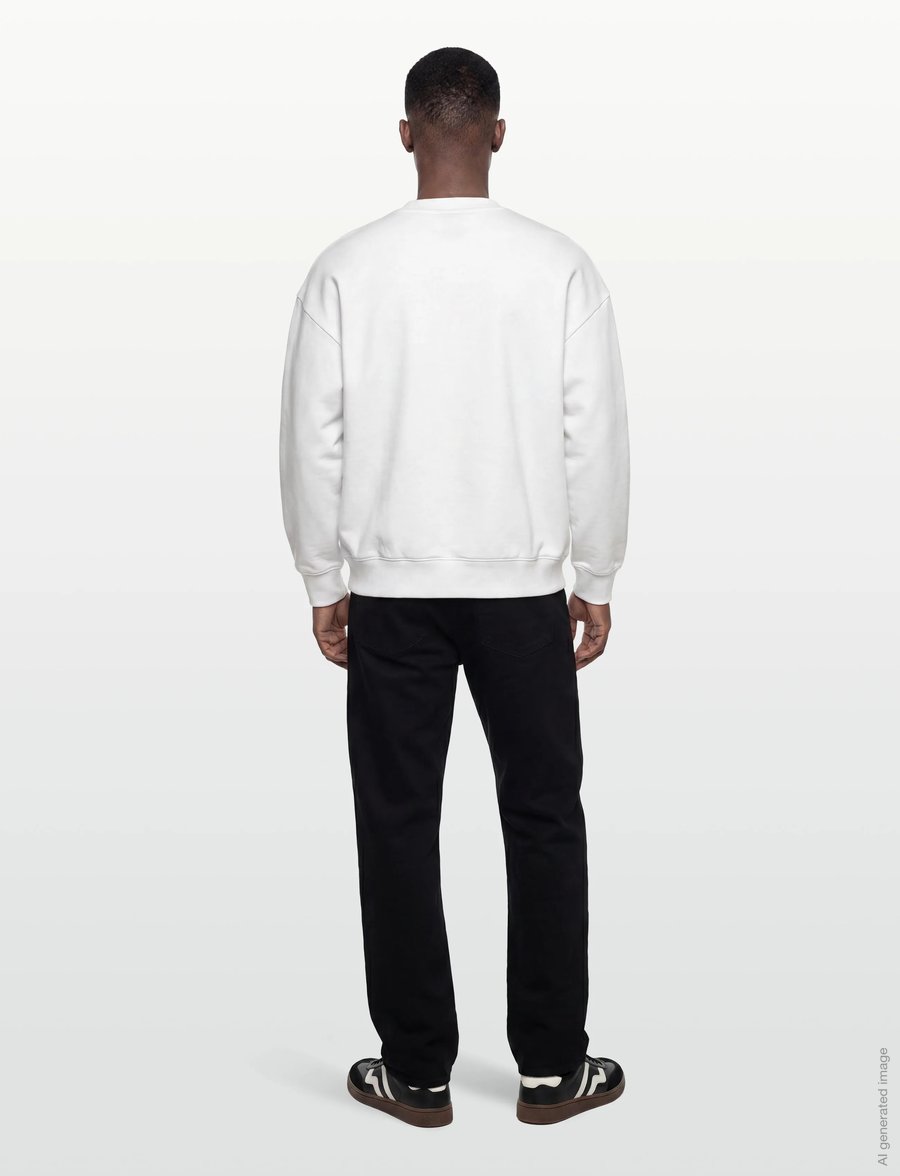 HUGO - Dahrain_RB - sweatshirts - white - 4