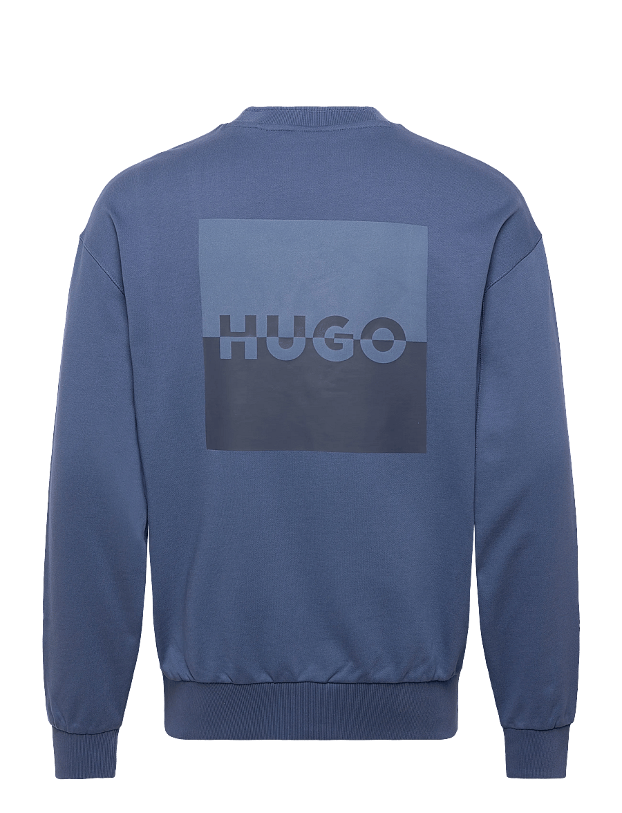 HUGO - Dusplited - sweatshirts - medium blue - 1