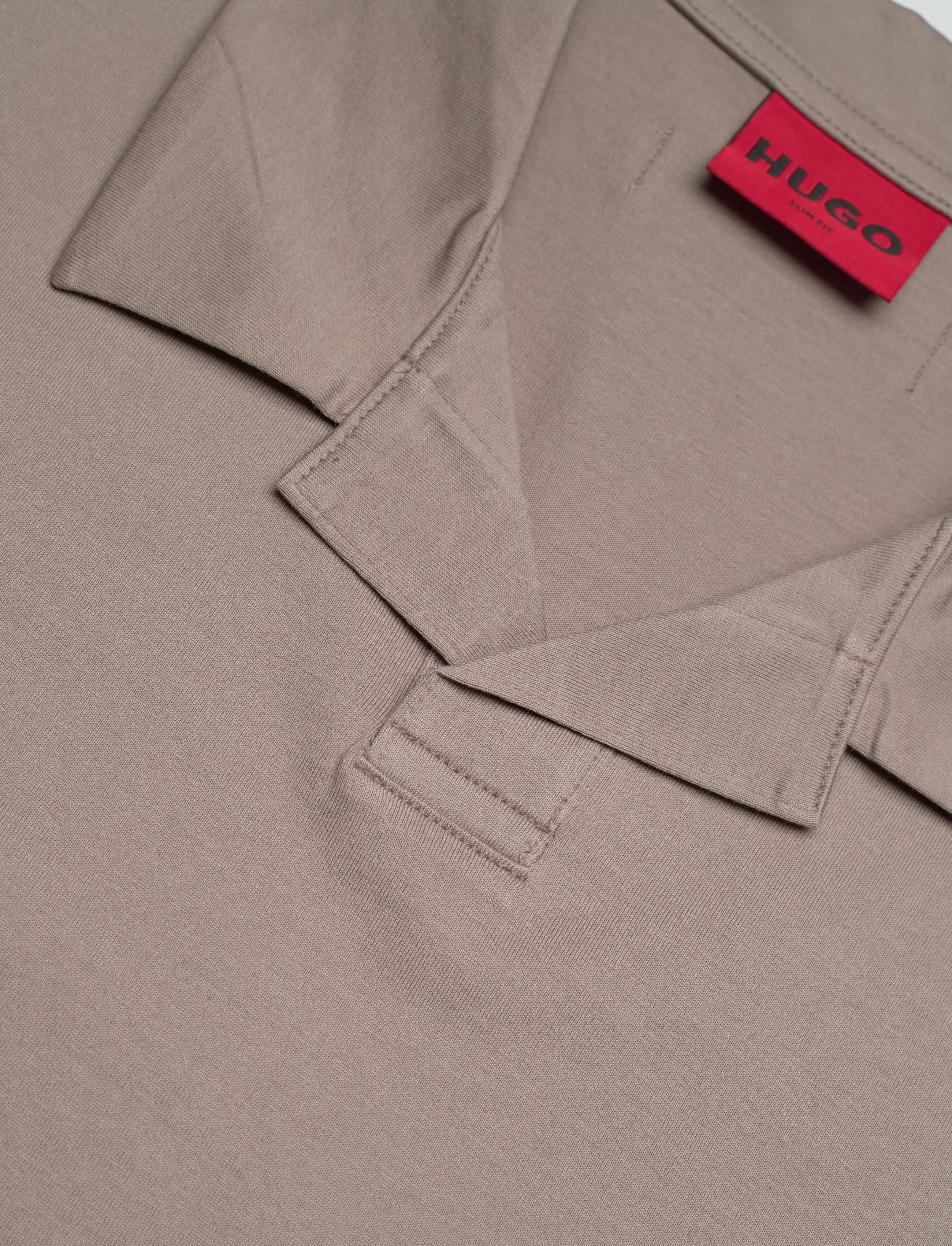 HUGO - Dimerspolo - korte mouwen - light/pastel brown - 5