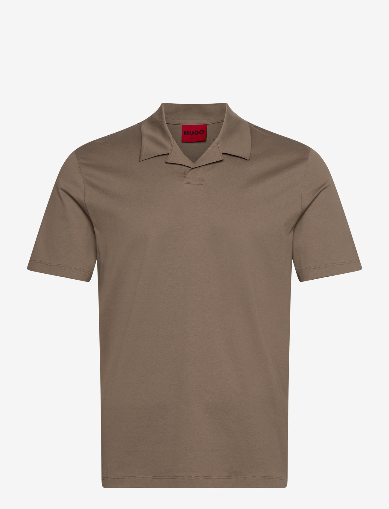 HUGO - Dimerspolo - kortærmede poloer - medium brown - 0