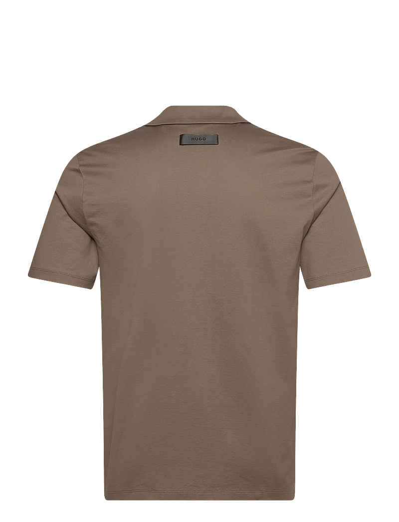 HUGO - Dimerspolo - kortærmede poloer - medium brown - 1