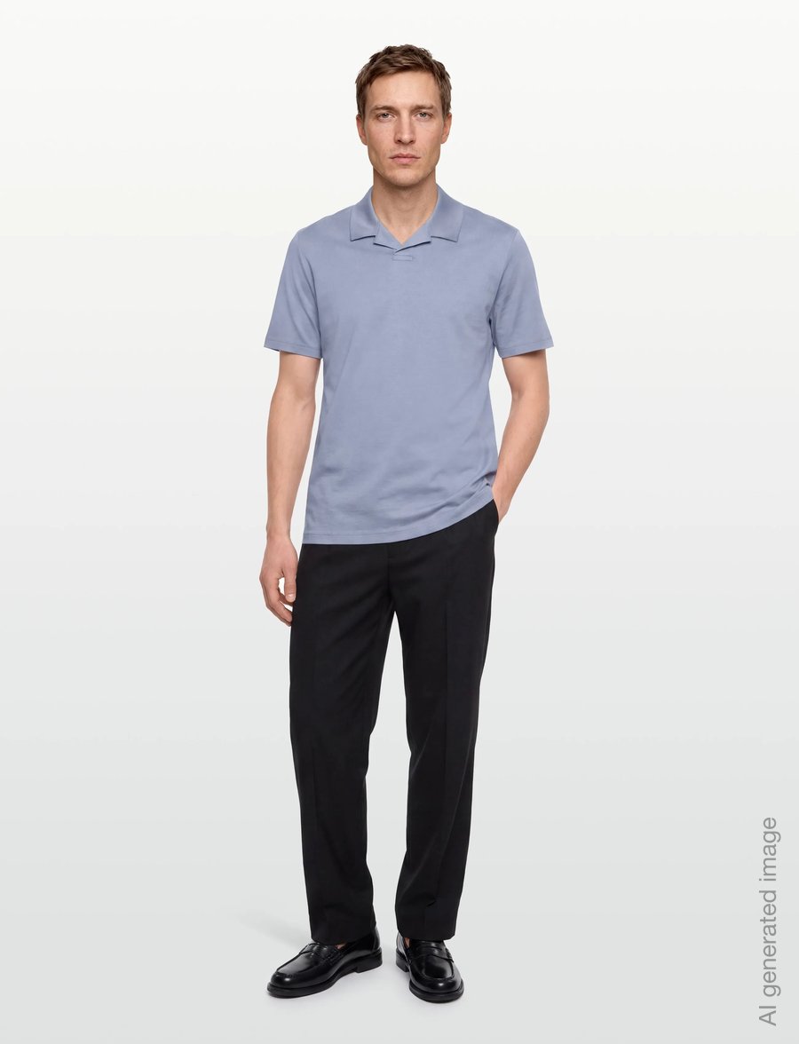 HUGO - Dimerspolo - lühikeste varrukatega polod - medium purple - 0