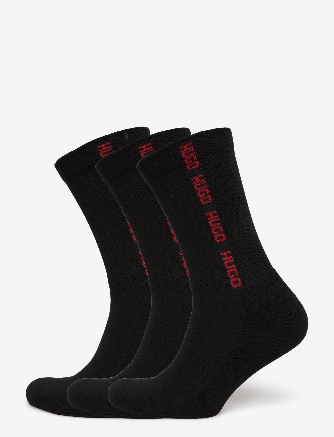 HUGO - 3P QS RIB TAPE MD - black - 0