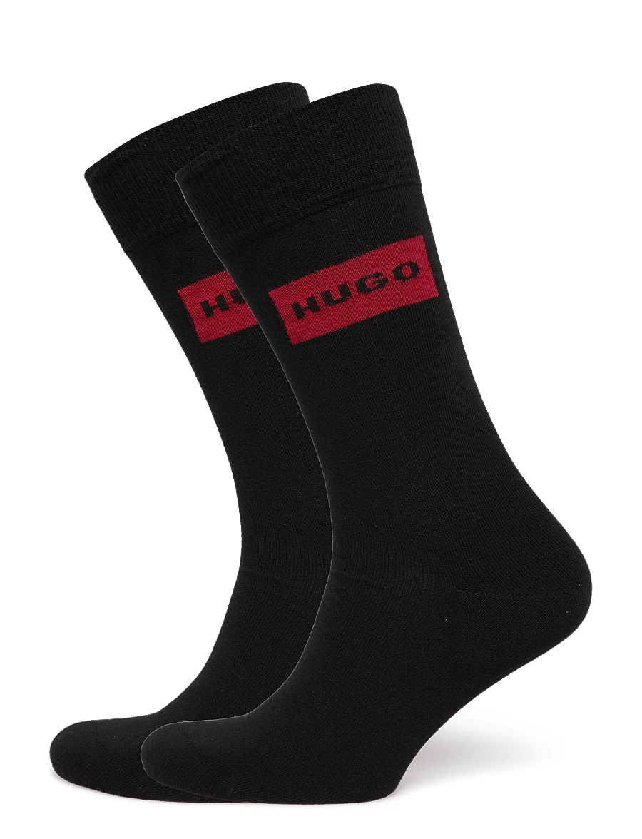 HUGO - 2P RS RED LABEL CC - tennissocken - black - 0