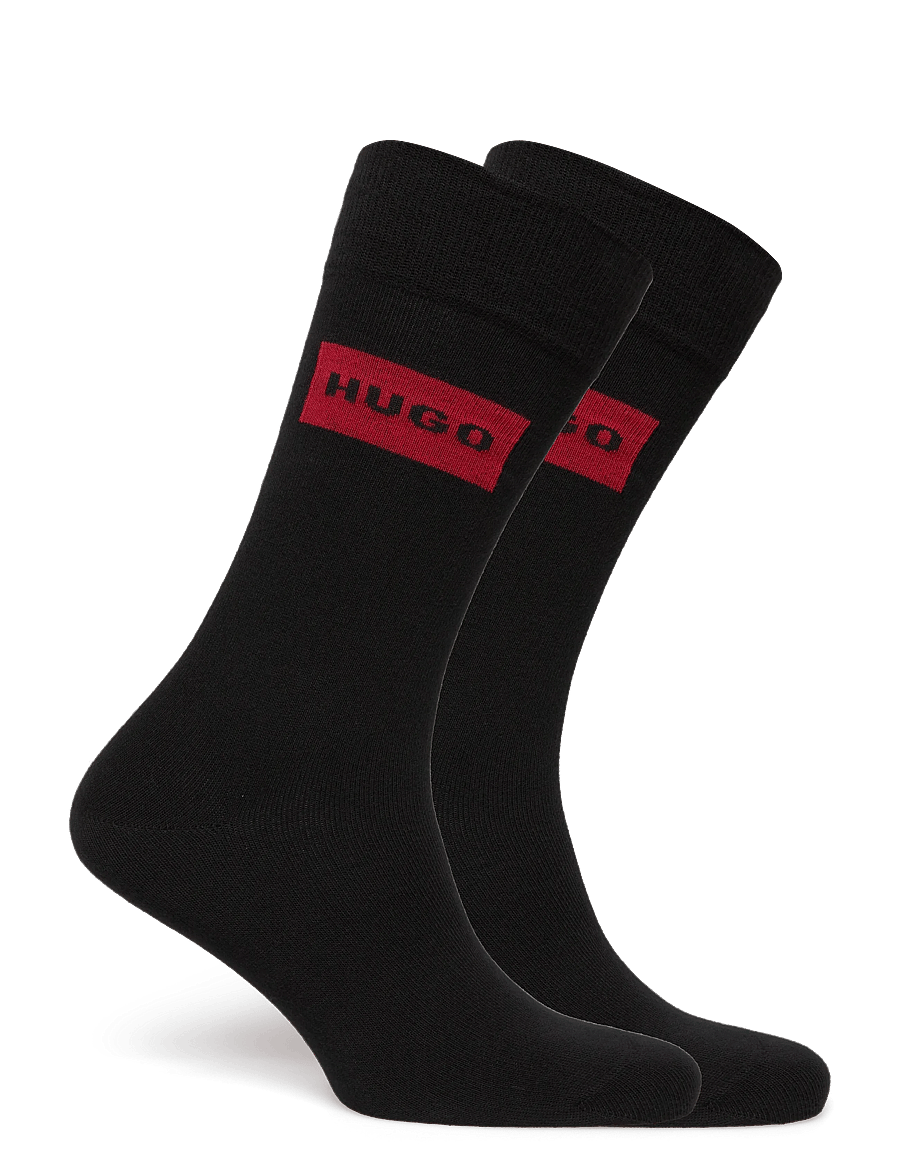 HUGO - 2P RS RED LABEL CC - tennissocken - black - 1