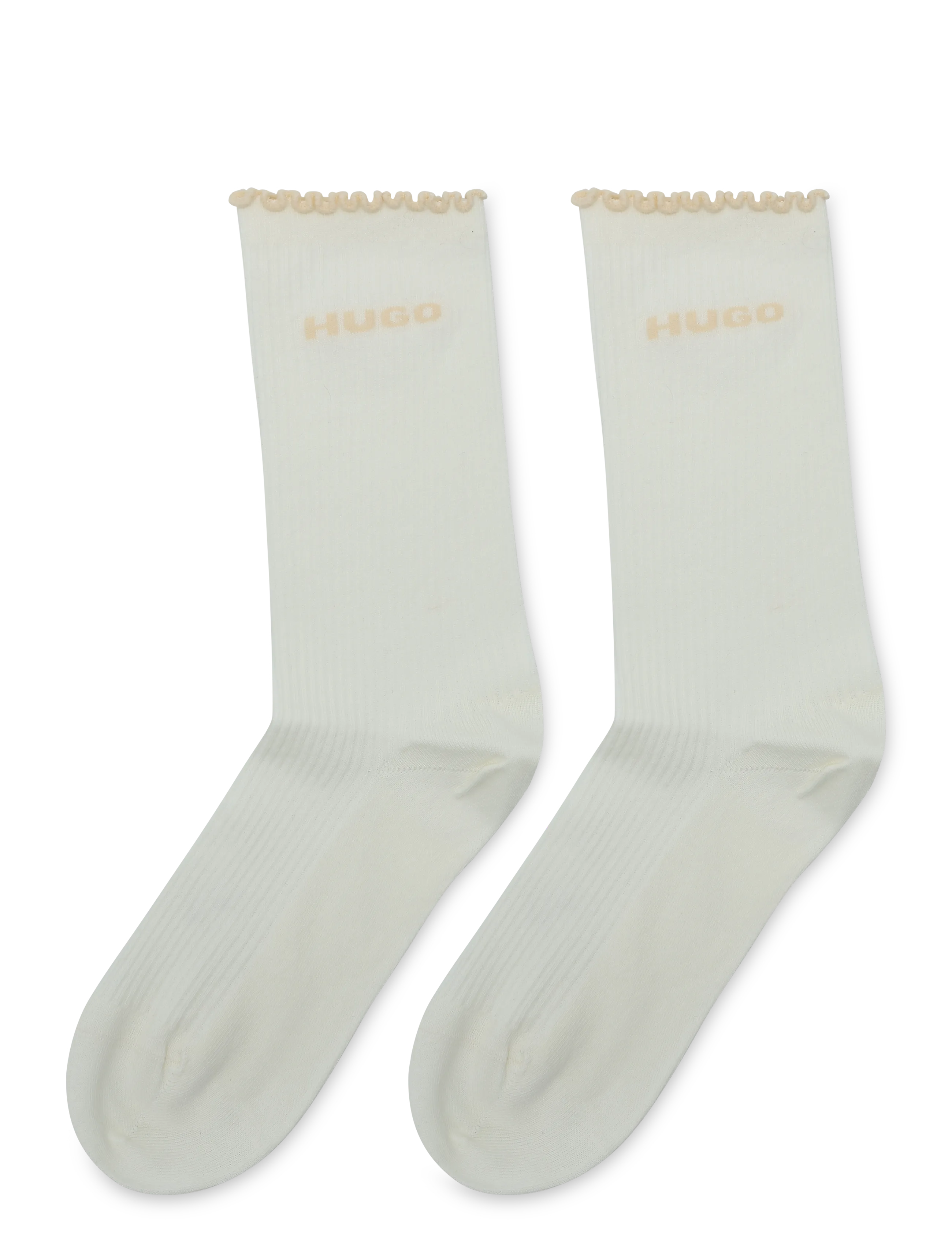 HUGO - 2P RS LETTUCE CC W - regular socks - light/pastel brown - 1