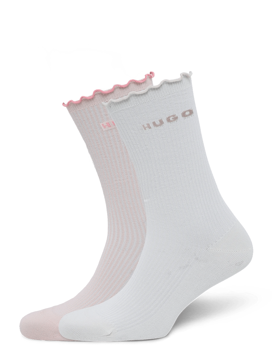 HUGO - 2P RS LETTUCE CC W - vanliga strumpor - light/pastel pink - 0