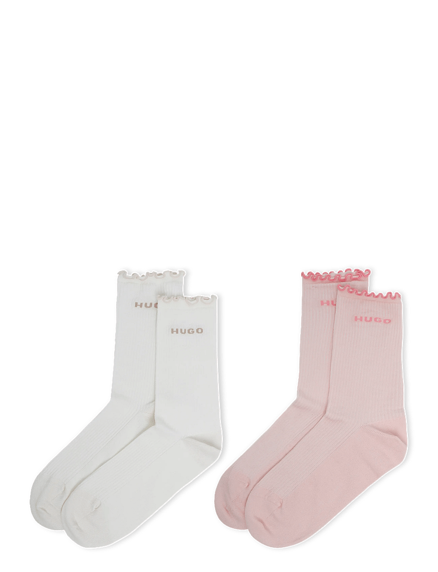 HUGO - 2P RS LETTUCE CC W - vanliga strumpor - light/pastel pink - 1