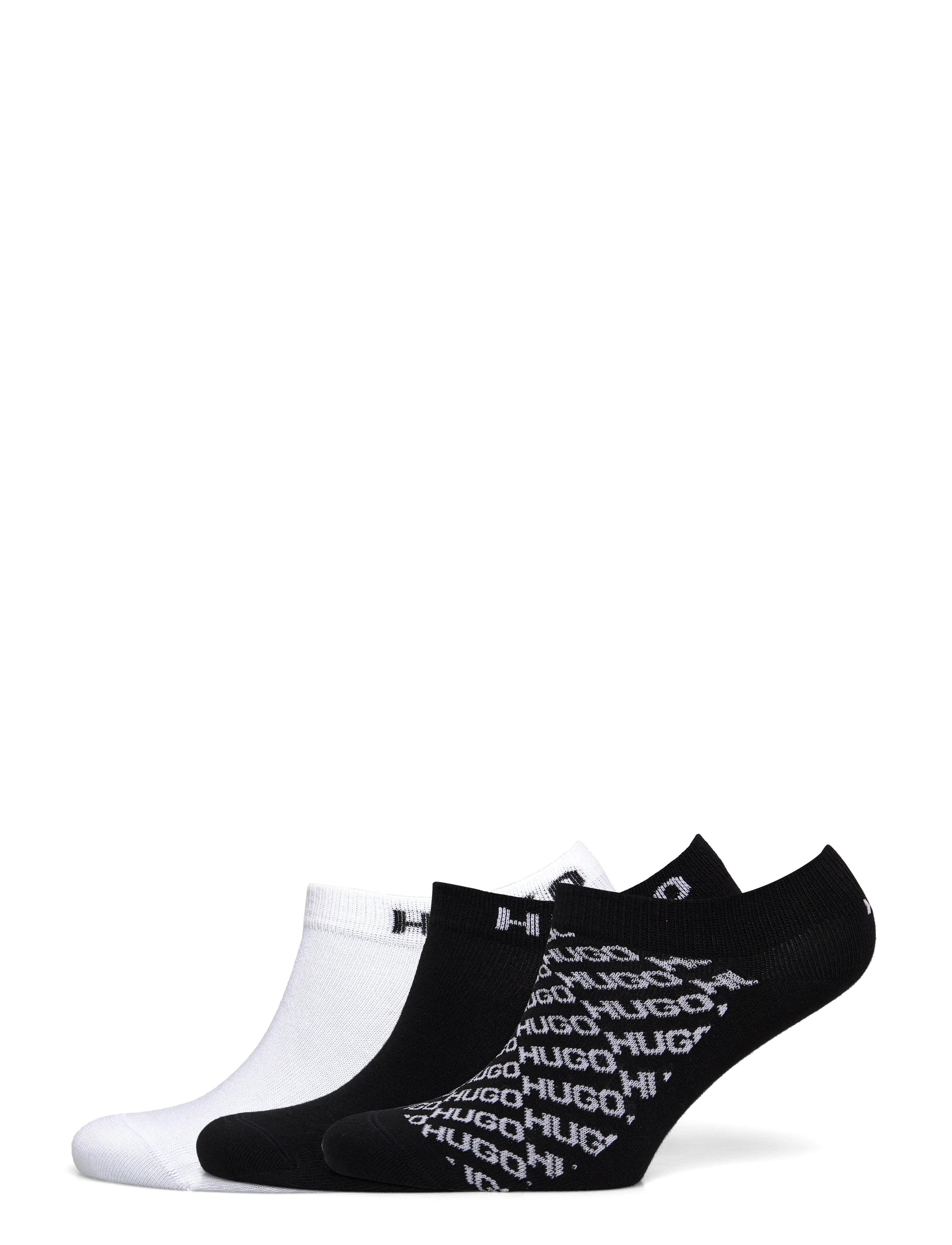 HUGO 3P As Slantmono Cc W, 35-38, Black, Sokker > Footies-Ankelsokker, Dame