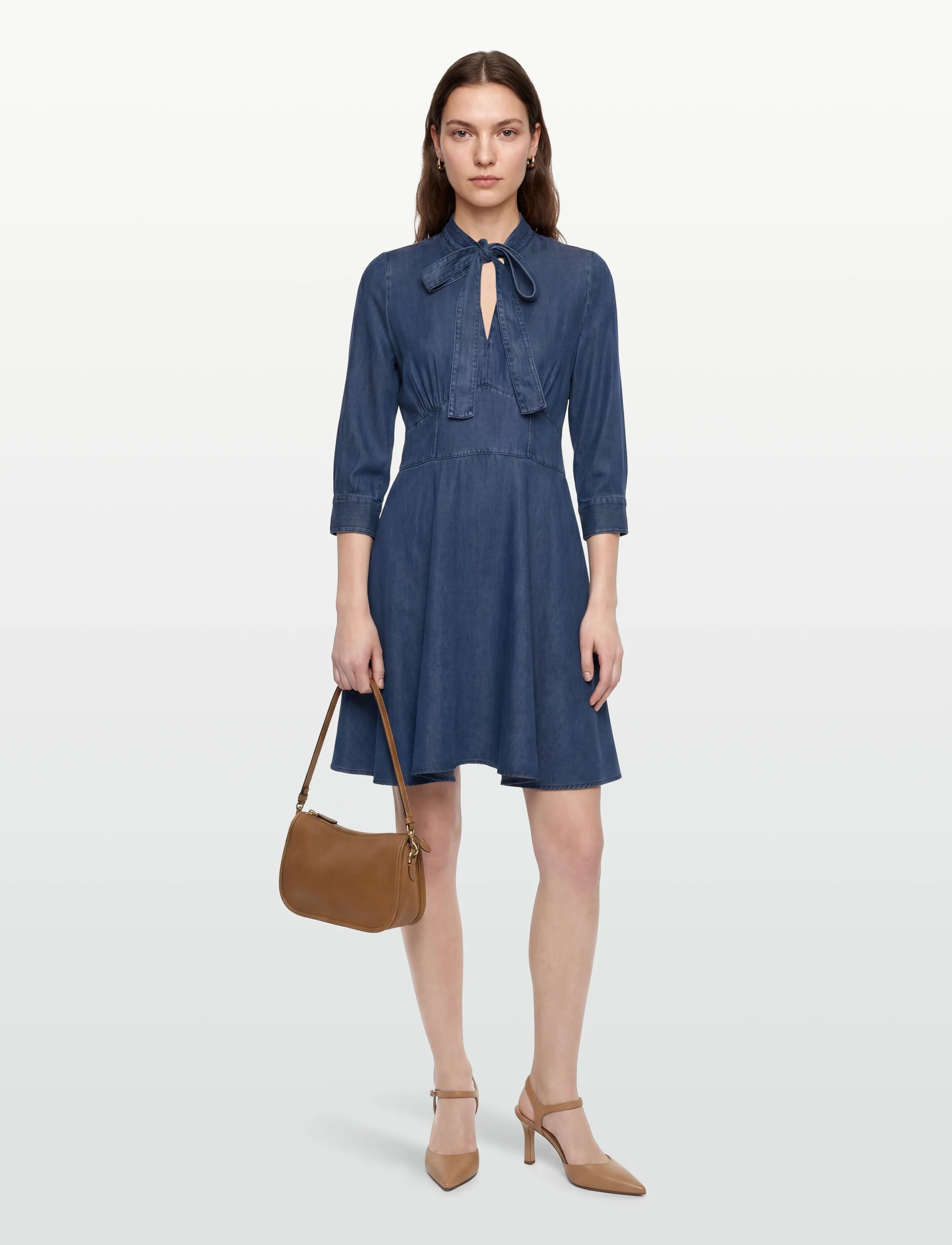 HUGO Kingi, 38, Dresses, Blau - Knee-length & Midi, Frauen