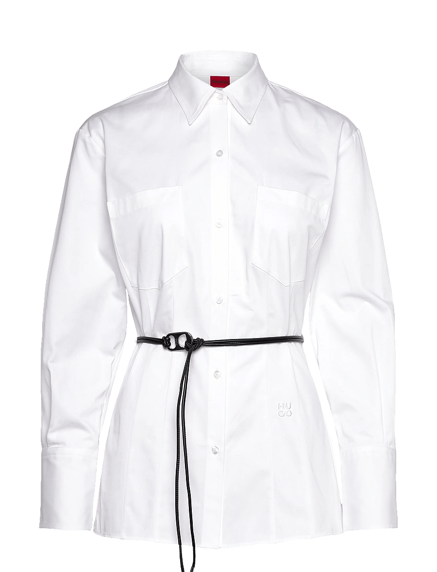 HUGO - Everlee - langermede skjorter - white - 0