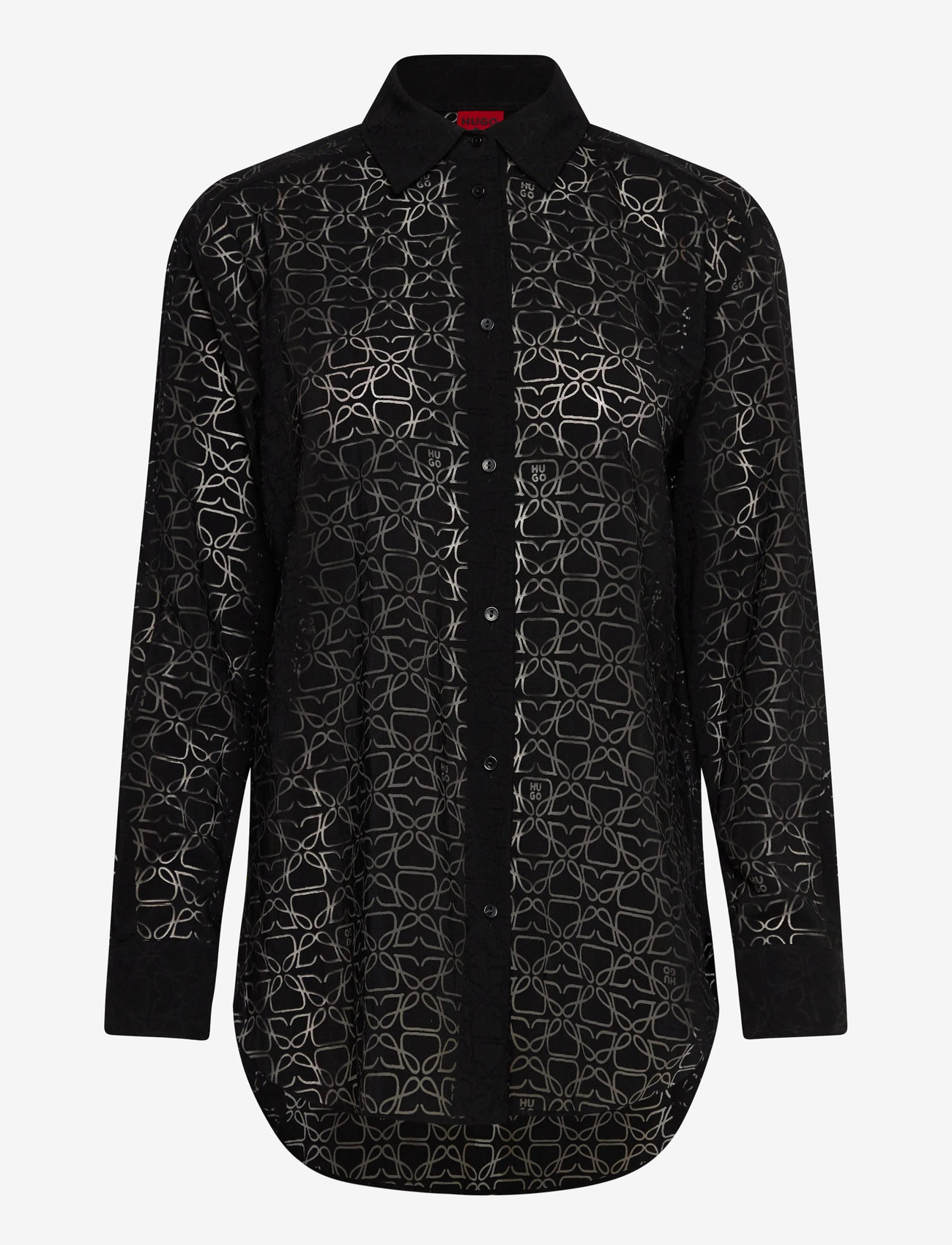 HUGO - The Oversize Shirt - långärmade skjortor - open miscellaneous - 0