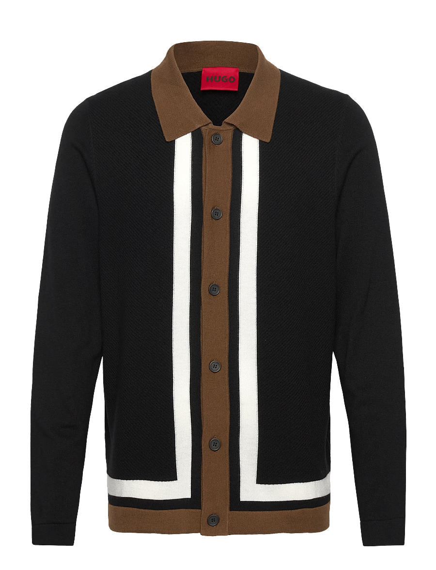 HUGO - Splon - kardiganid - black - 1