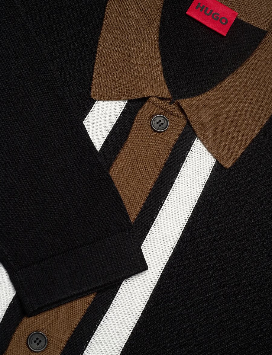 HUGO - Splon - kardiganid - black - 5