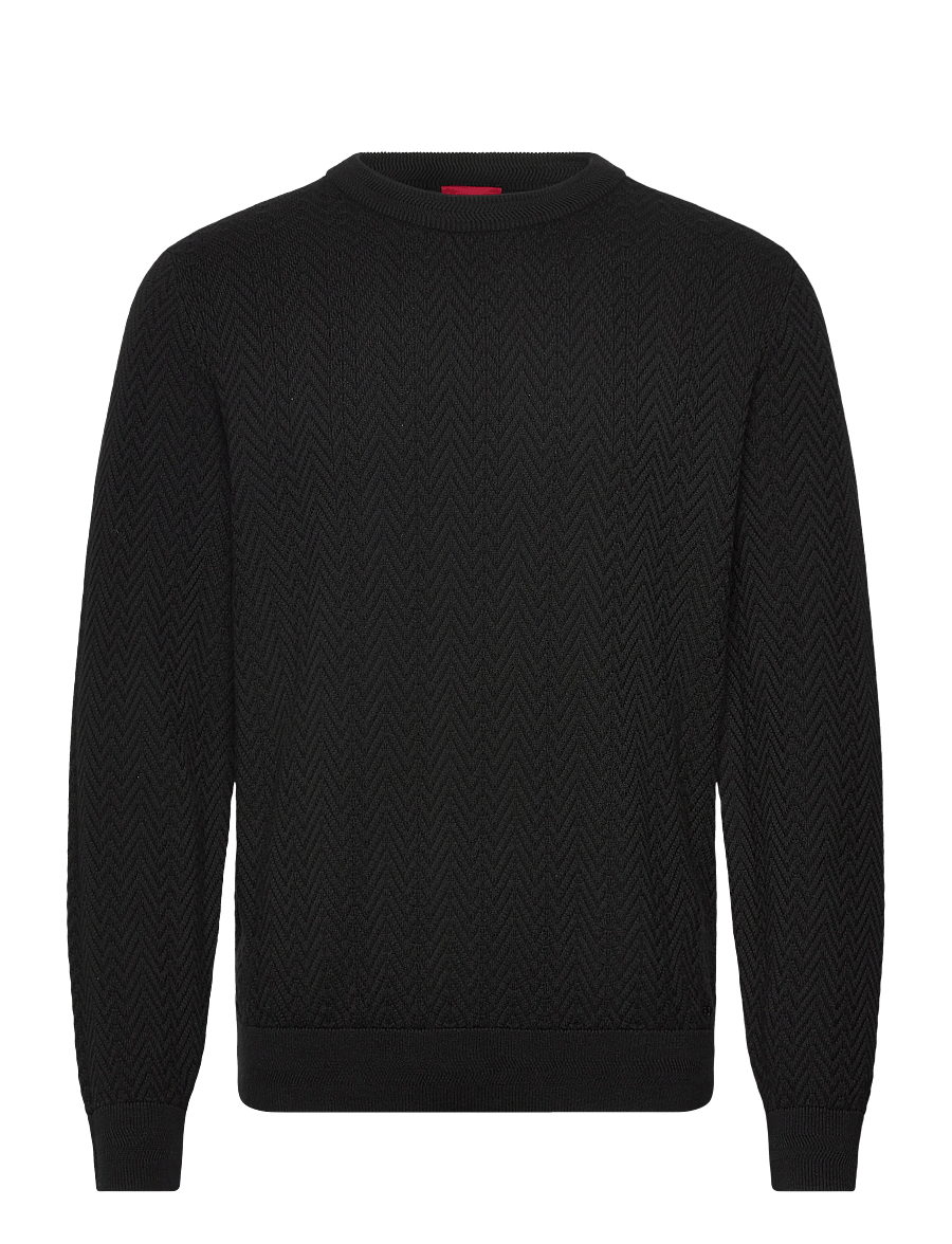 HUGO - Simo - round necks - black - 0