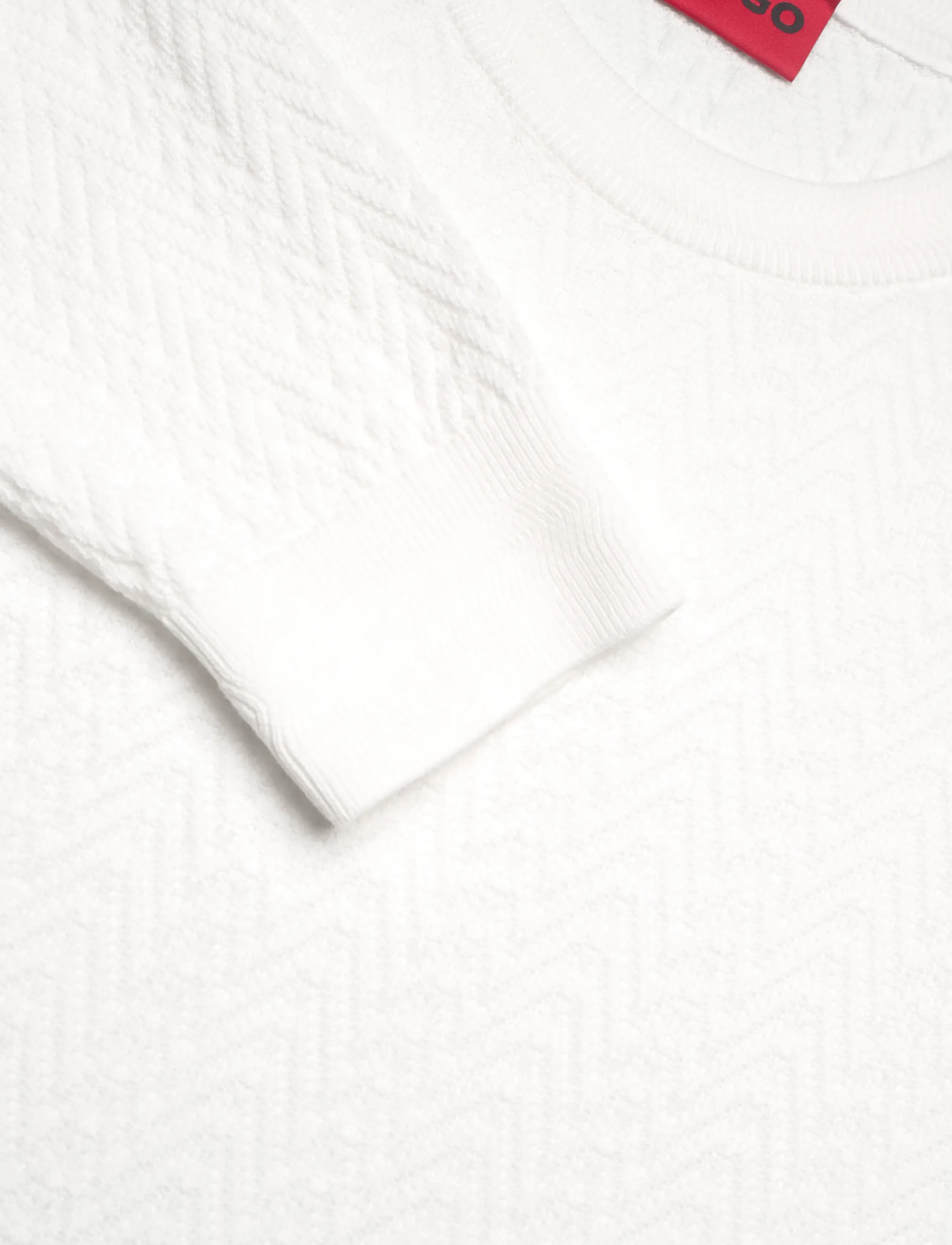 HUGO - Simo - basic-strickmode - natural - 2