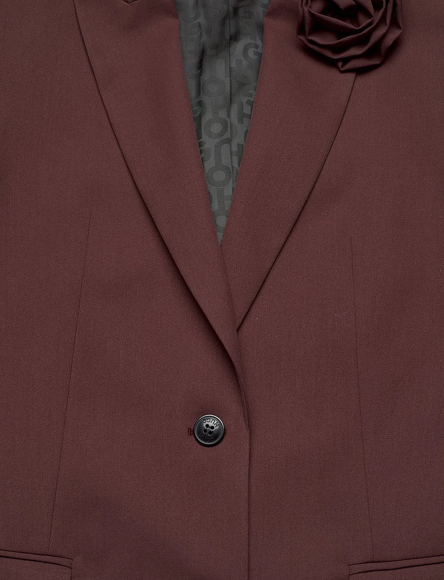 HUGO - Arosea - einreihige blazer - dark brown - 2