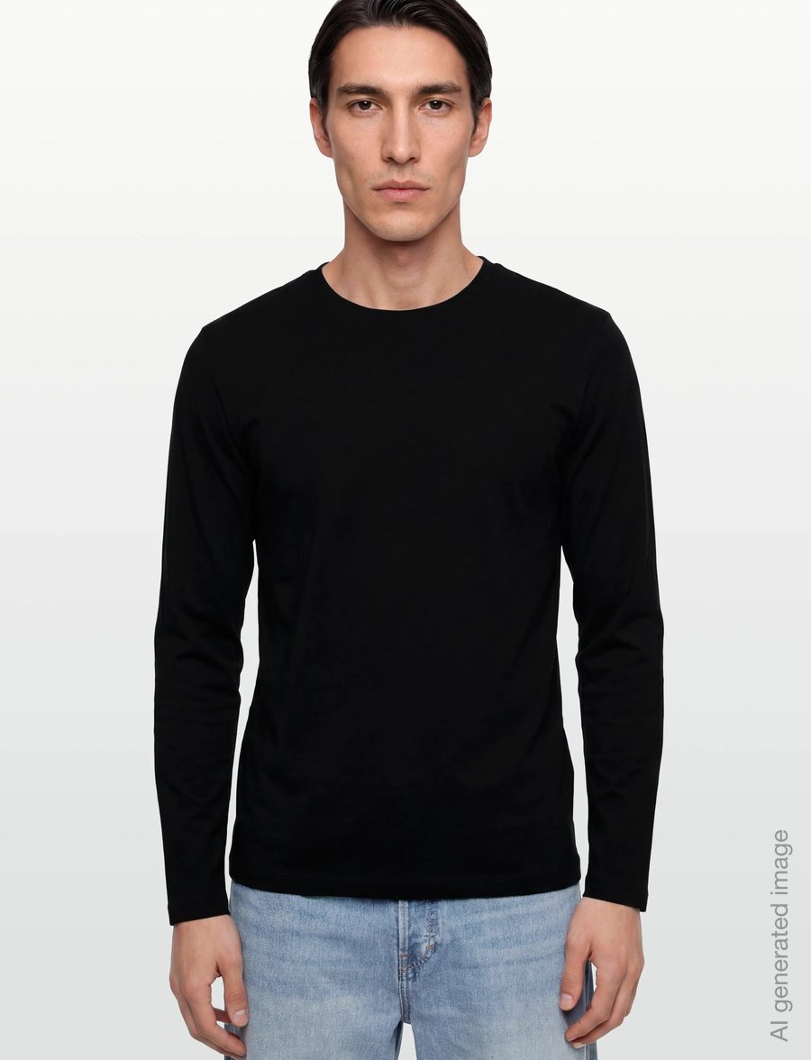 HUGO - Dimersolo - långärmade t-shirts - black - 4
