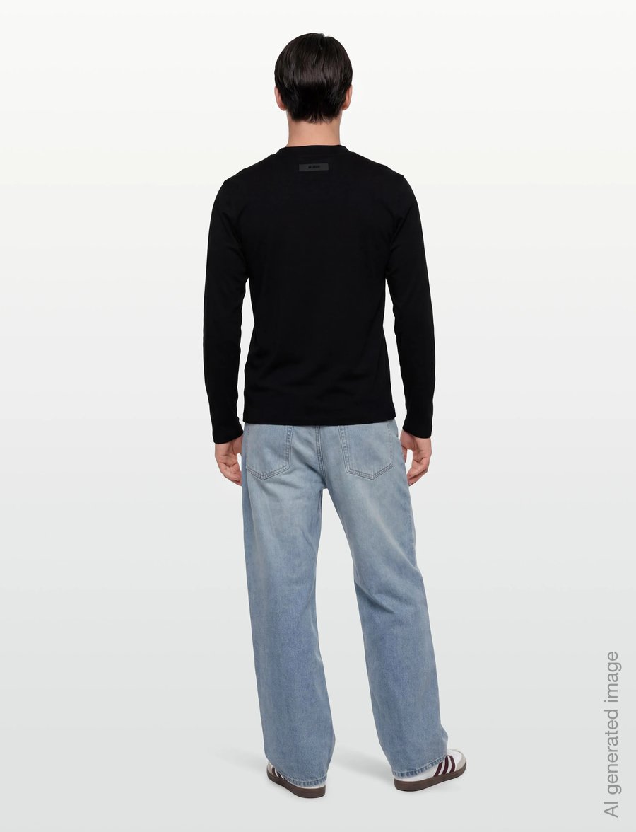HUGO - Dimersolo - långärmade t-shirts - black - 5