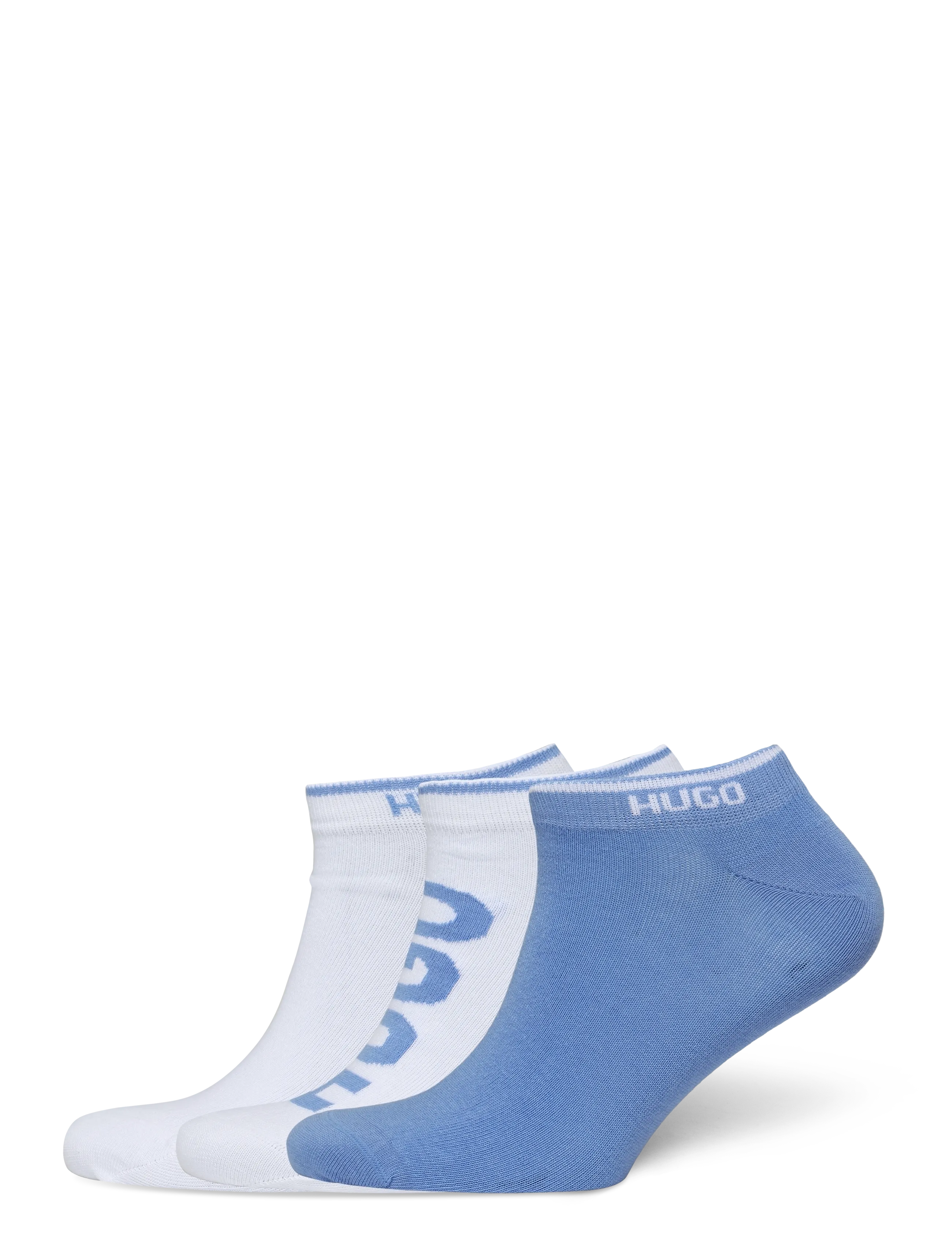 HUGO 3P As Logo Cc, 39-42, Blue, Sokker > Ankelstrømper, Herre