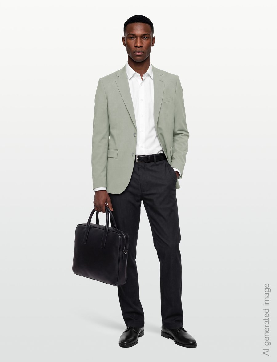 HUGO - Arti253X - enkeltradede blazere - light/pastel green - 0