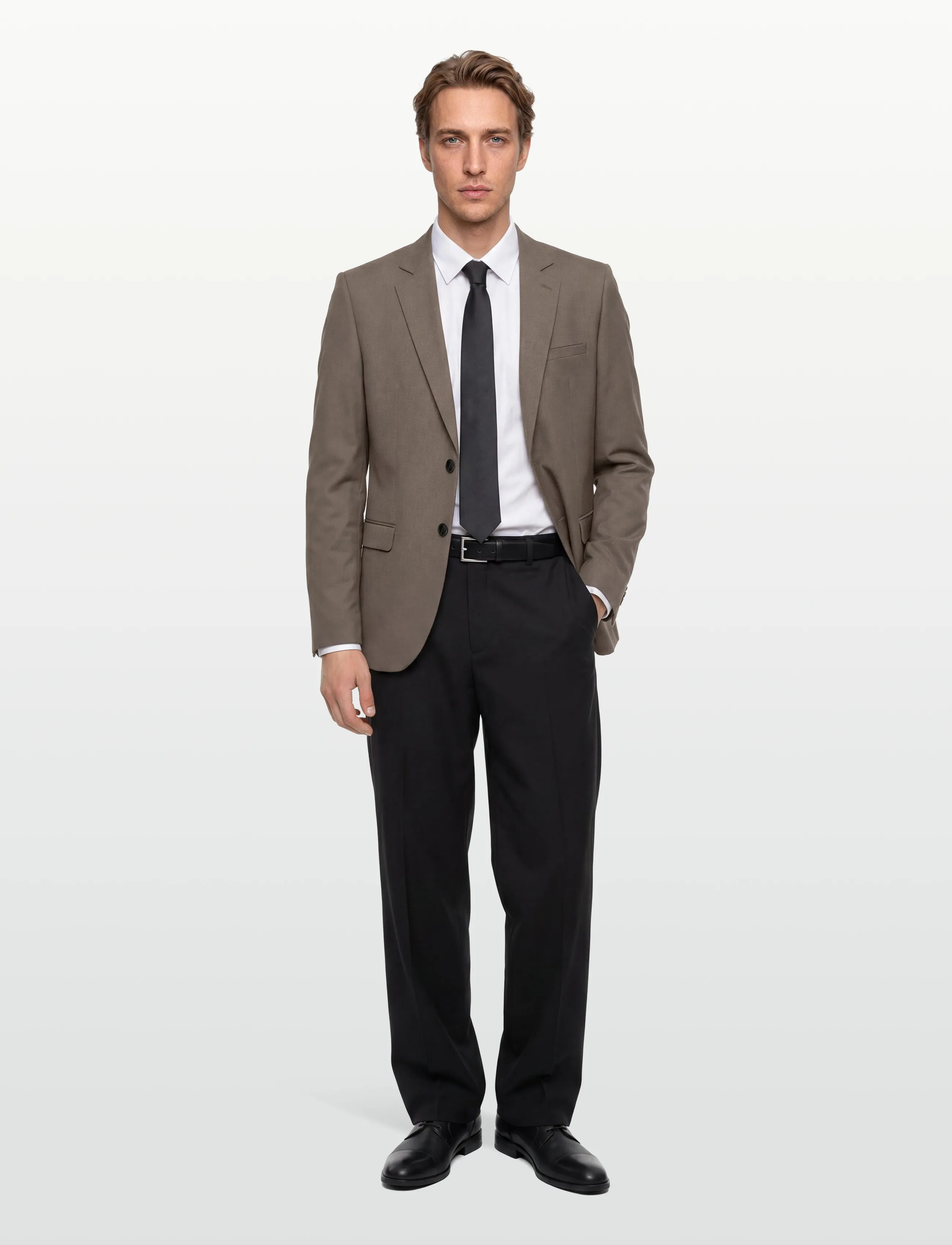 HUGO Arti253X - Kupuj według stylu - MEDIUM GREY / brown