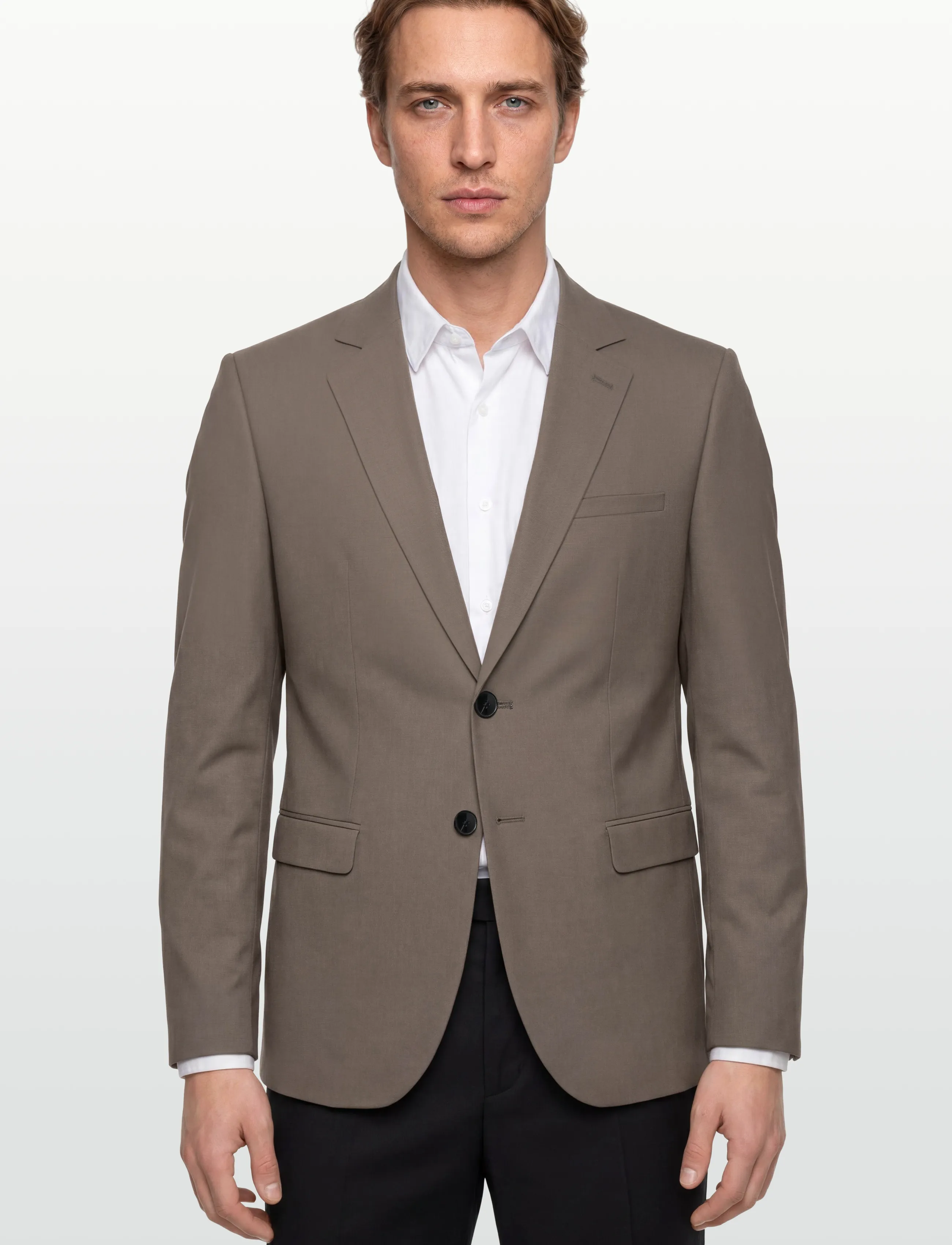 HUGO - Arti253X - vienaeiliai švarkai - medium grey - 3