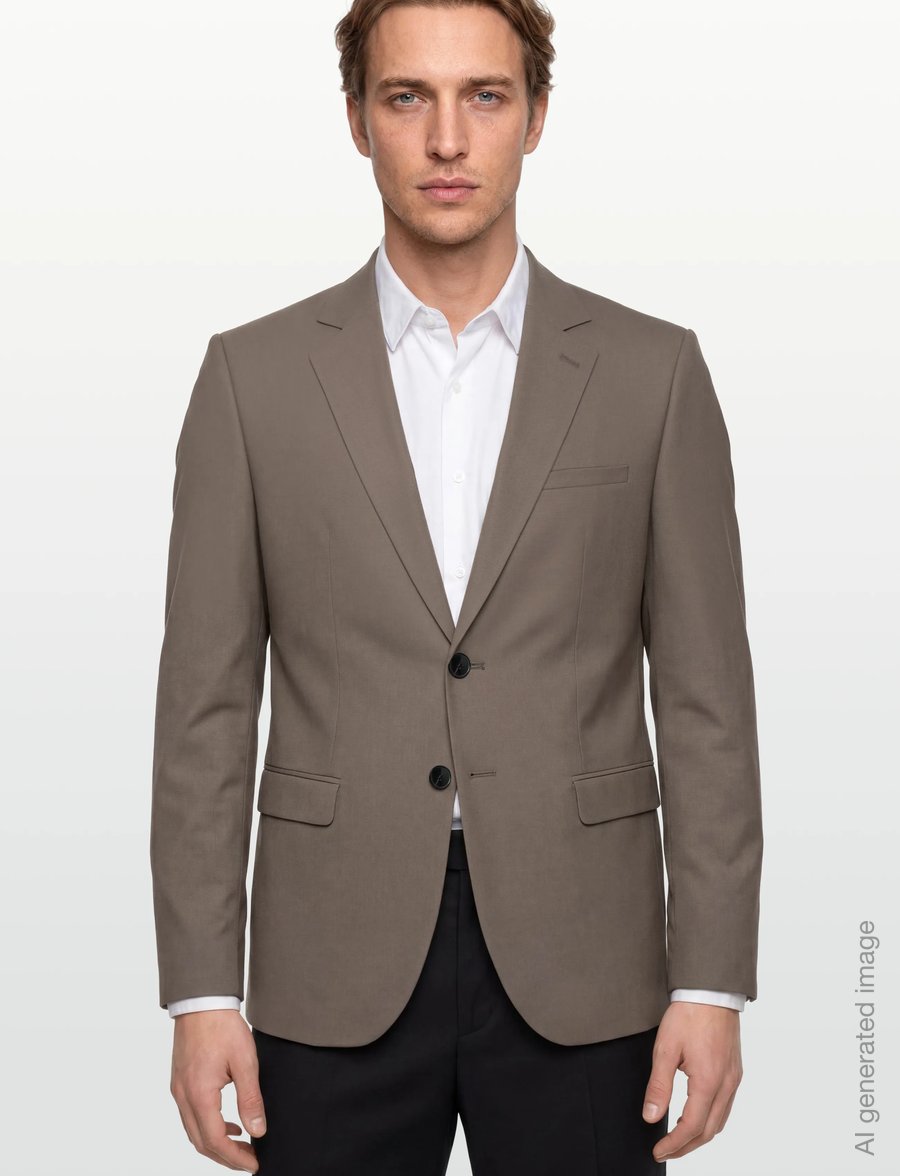 HUGO - Arti253X - enkeltradede blazere - medium grey - 3